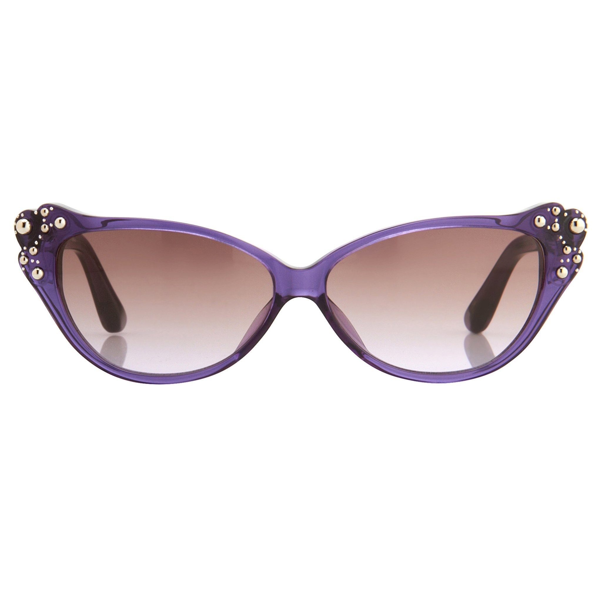 Agent Provocateur Sunglasses Cat Eye Purple and Brown-GR8 Sunglasses