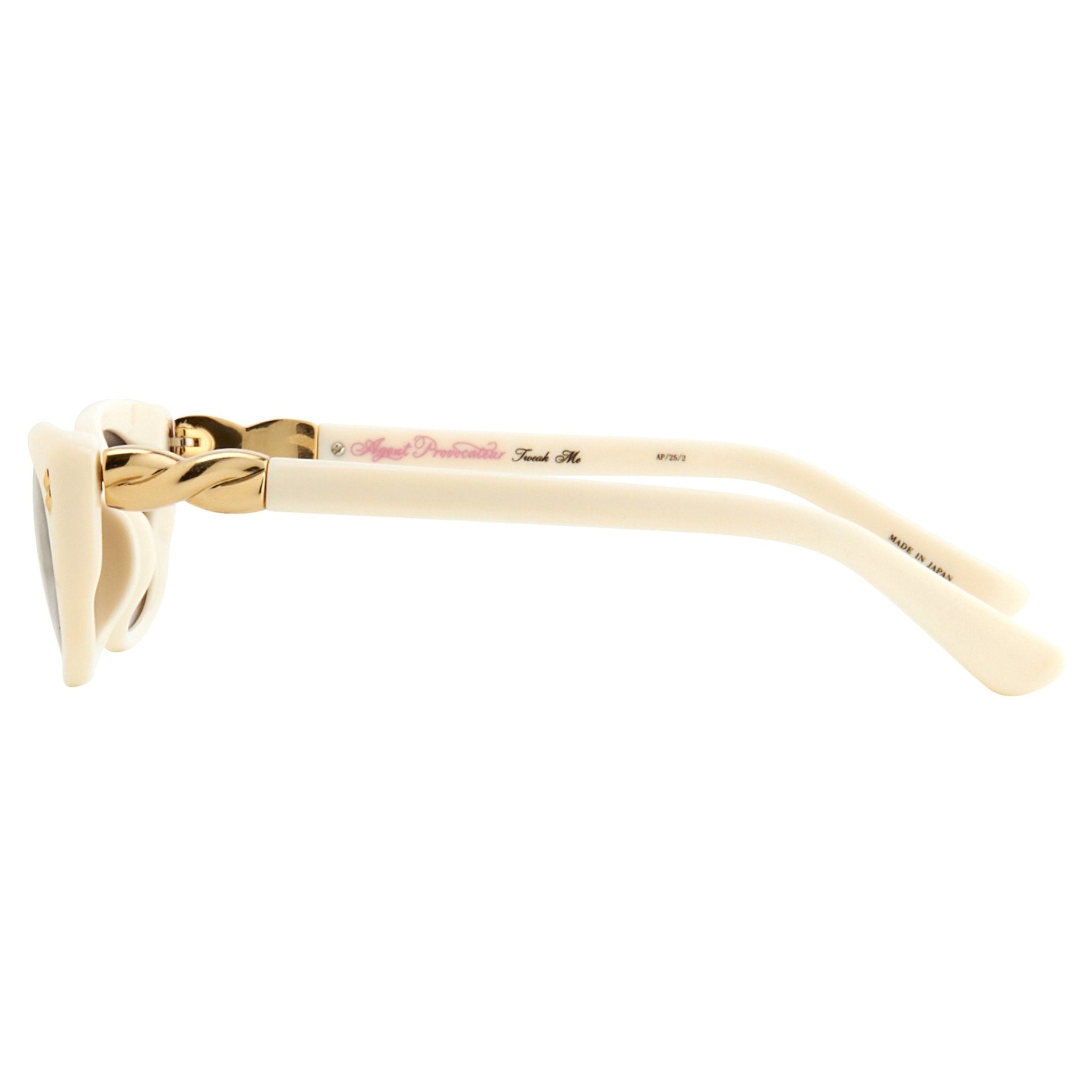 Agent Provocateur Sunglasses Rectangle White and Grey-GR8 Sunglasses