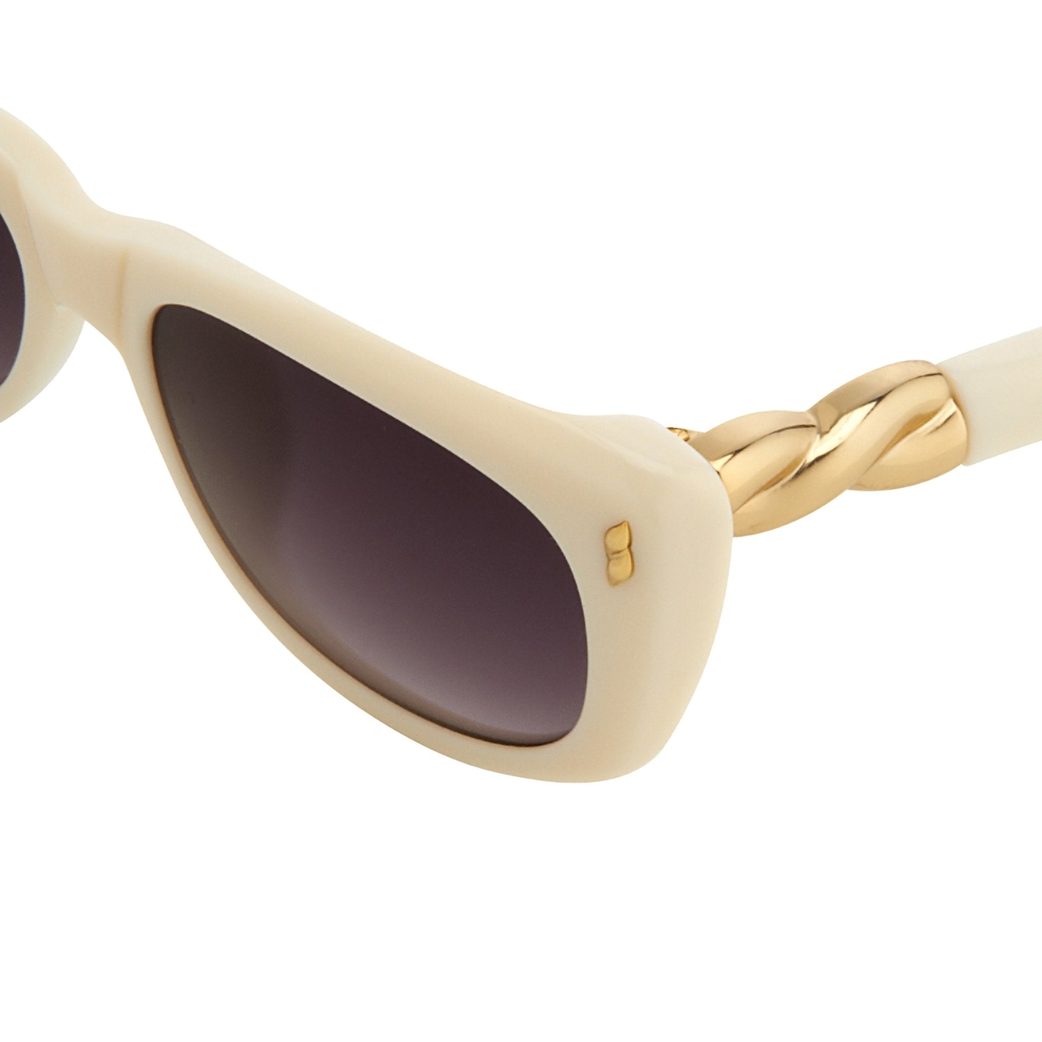 Agent Provocateur Sunglasses Rectangle White and Grey-GR8 Sunglasses