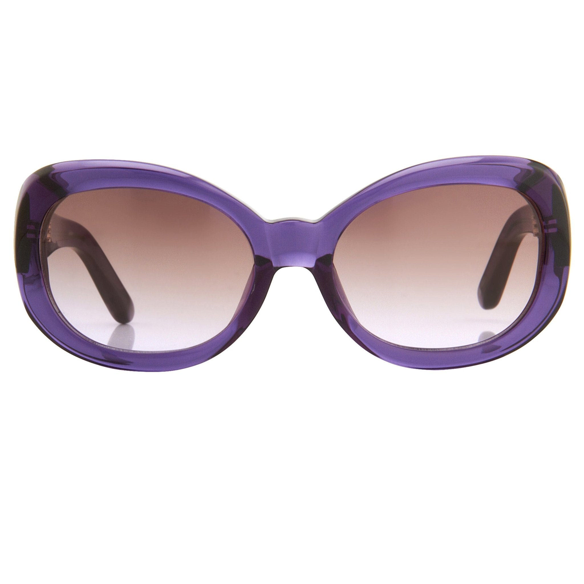 Agent Provocateur Sunglasses Round Purple and Brown-GR8 Sunglasses