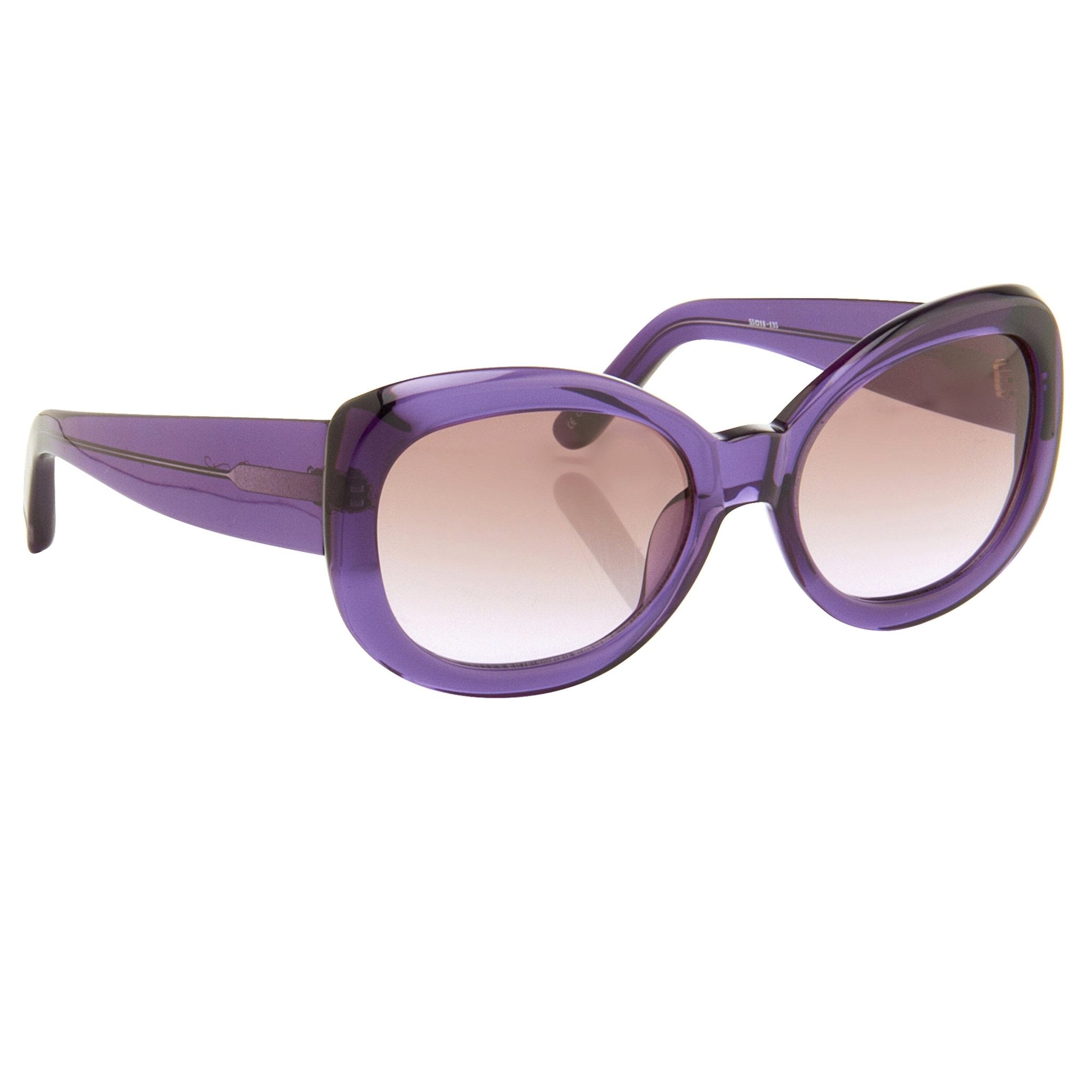 Agent Provocateur Sunglasses Round Purple and Brown-GR8 Sunglasses