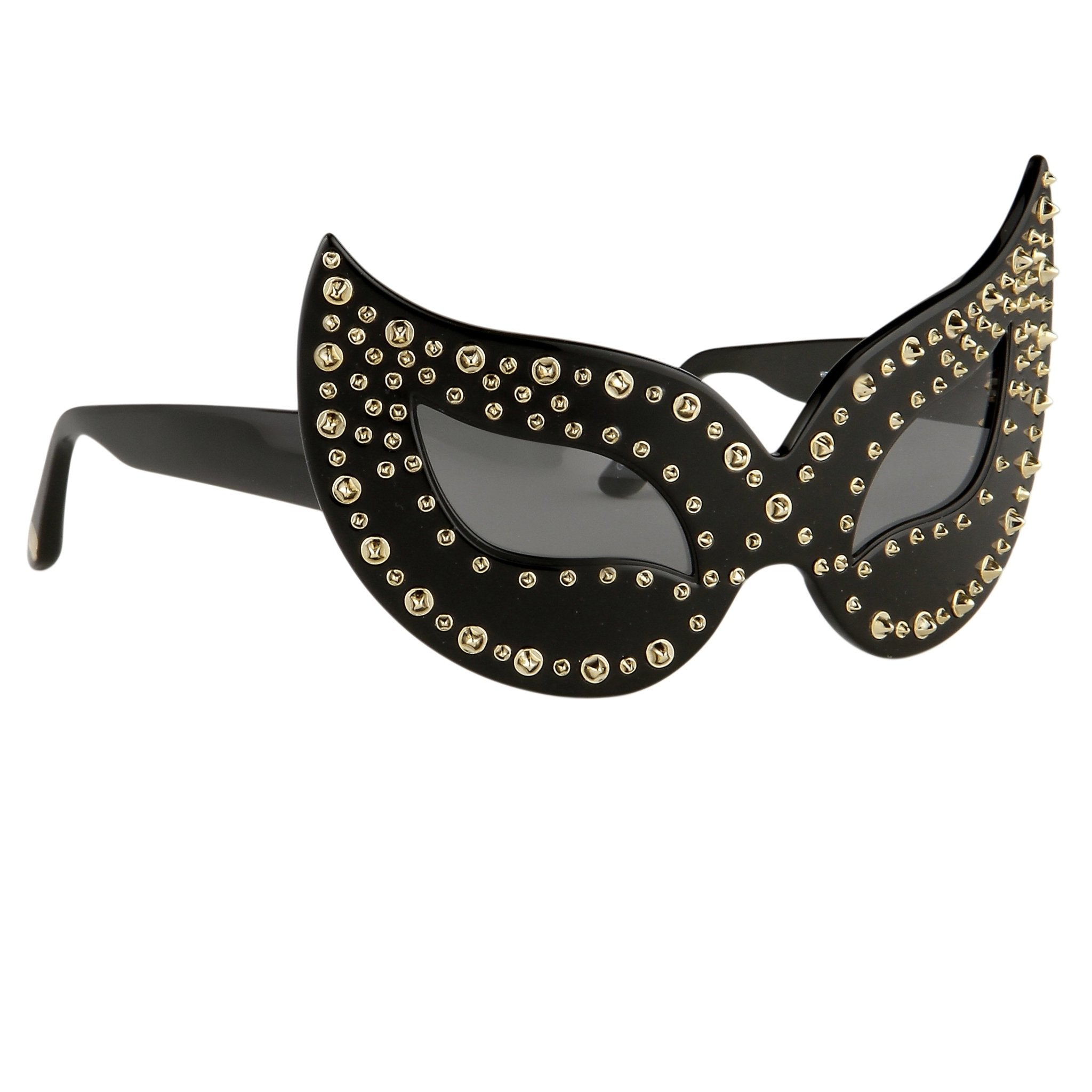 Agent Provocateur Sunglasses Special Black with Gold and Grey-GR8 Sunglasses