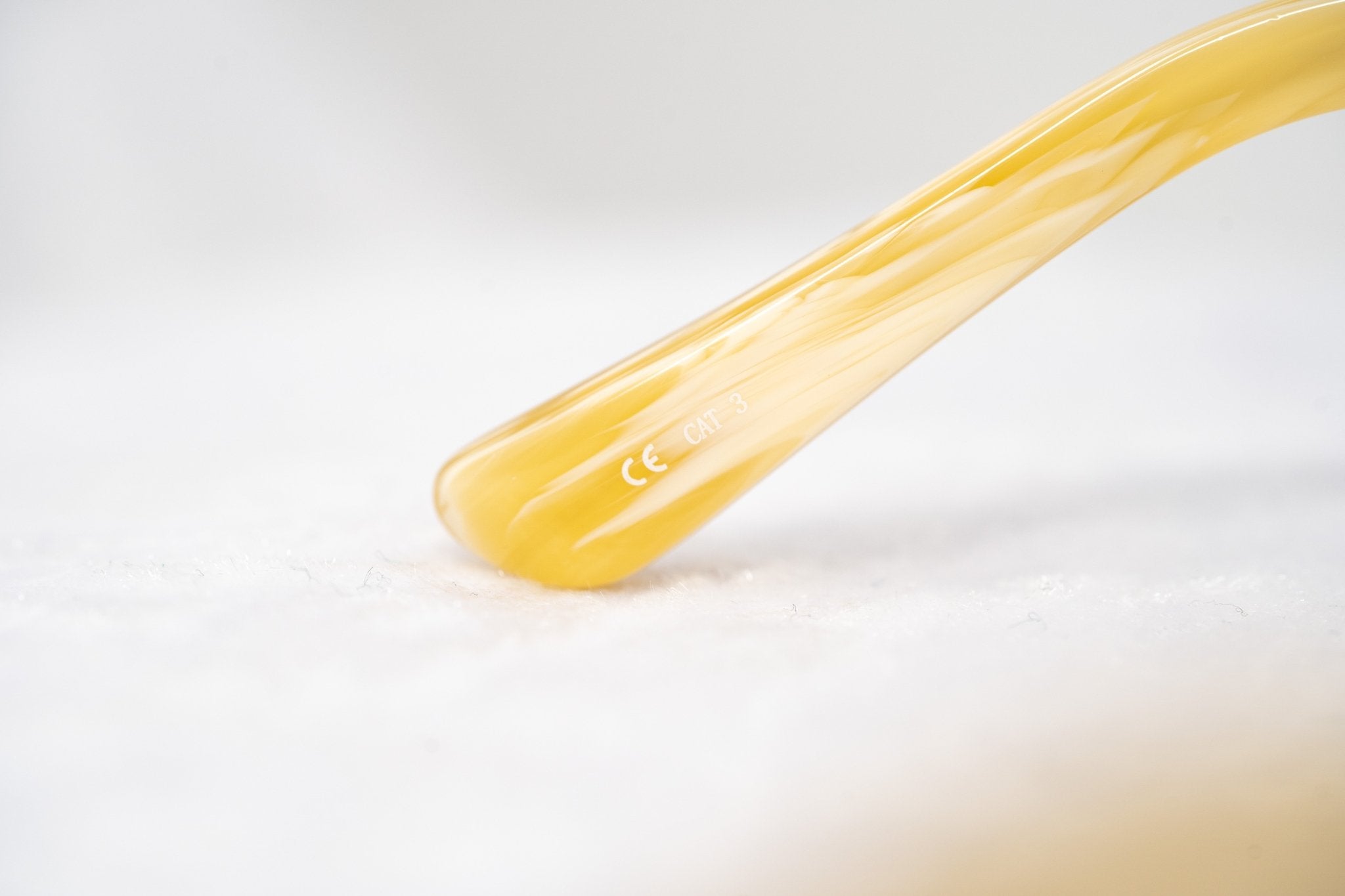 Agent Provocateur Sunglasses Square Striped Yellow and Grey-GR8 Sunglasses