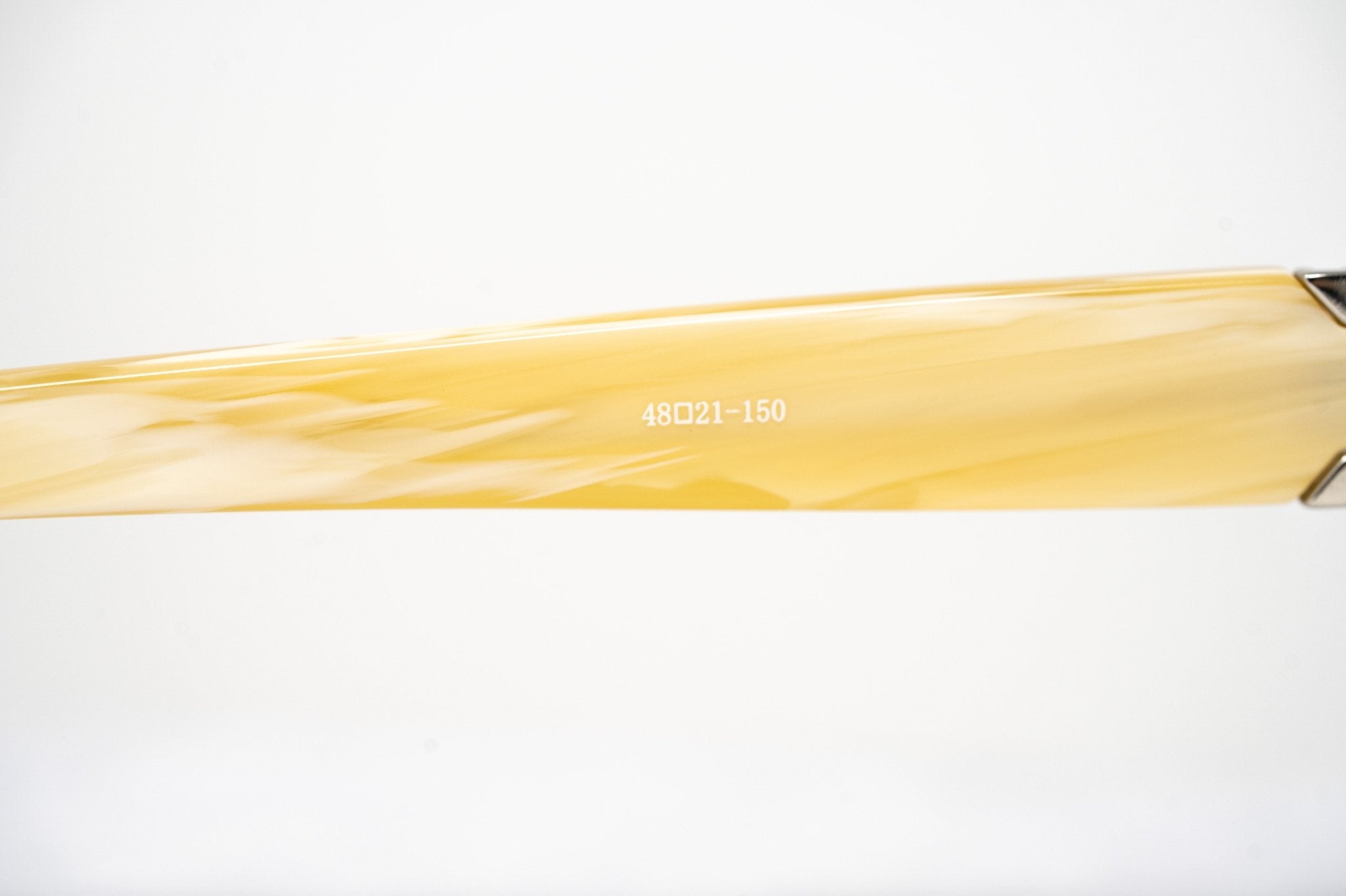 Agent Provocateur Sunglasses Square Striped Yellow and Grey-GR8 Sunglasses