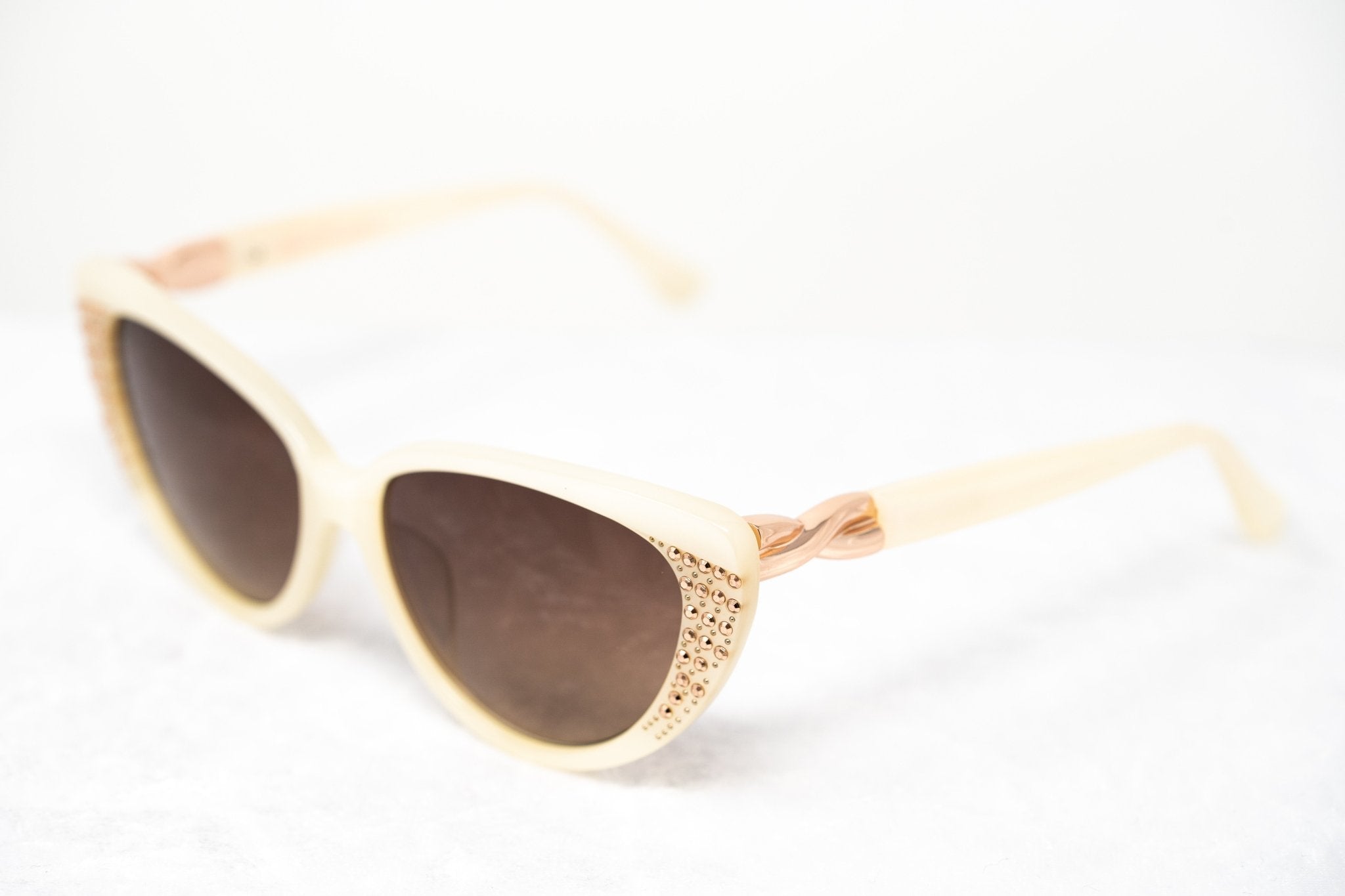 Agent Provocateur Women Sunglasses Cat Eye Beige and Brown Lenses - AP19C8SUN - Watches & Crystals
