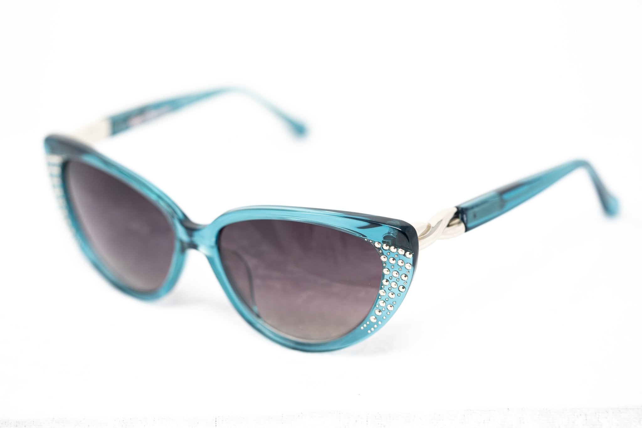 Agent Provocateur Sunglasses Cat Eye Blue with Steel and Grey-GR8 Sunglasses