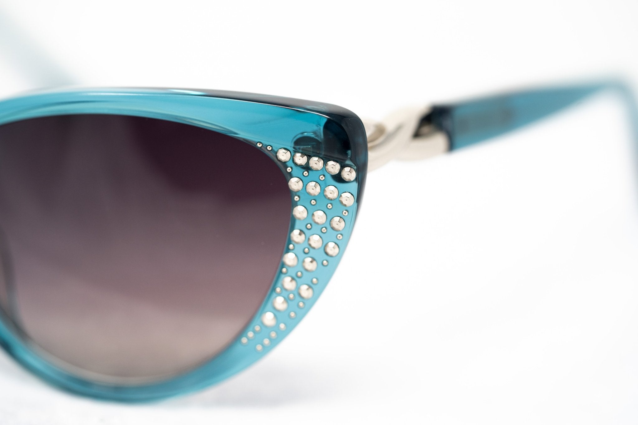 Agent Provocateur Sunglasses Cat Eye Blue with Steel and Grey-GR8 Sunglasses