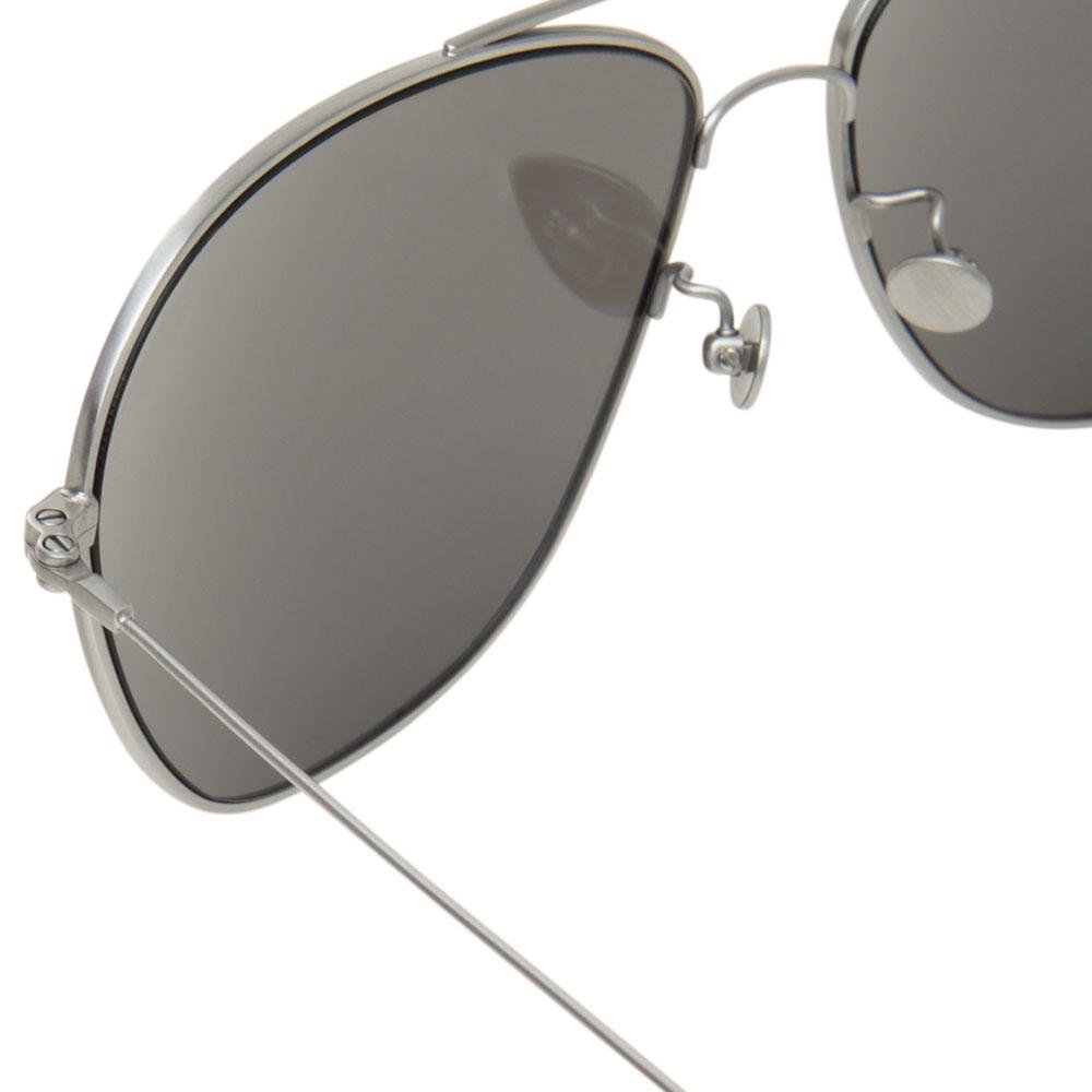 Ann Demeulemeester Men's Sunglasses Silver AD48C2SUN-GR8 Sunglasses