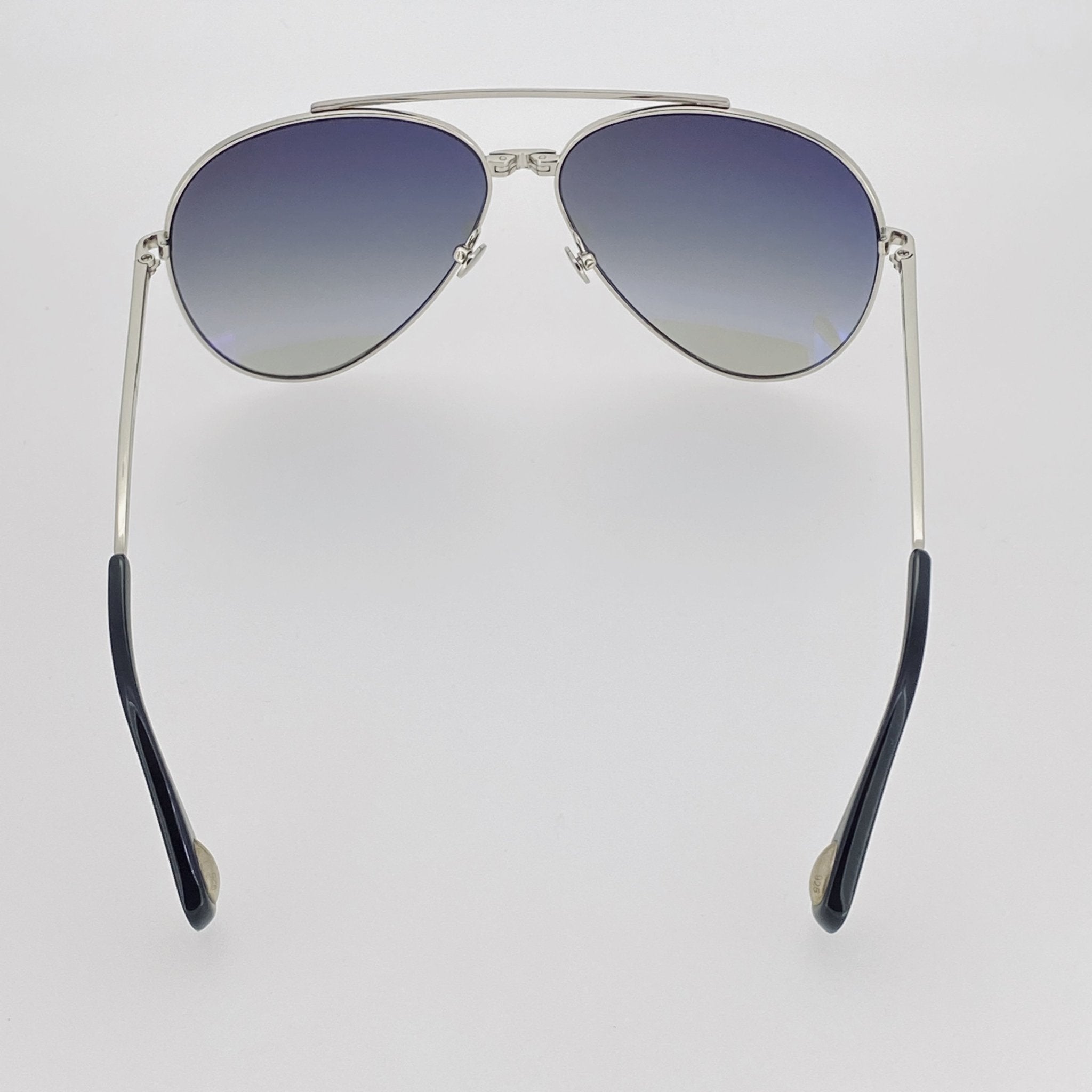 Ann Demeulemeester Men's Sunglasses White Gold and Grey AD14C1SUN-GR8 Sunglasses