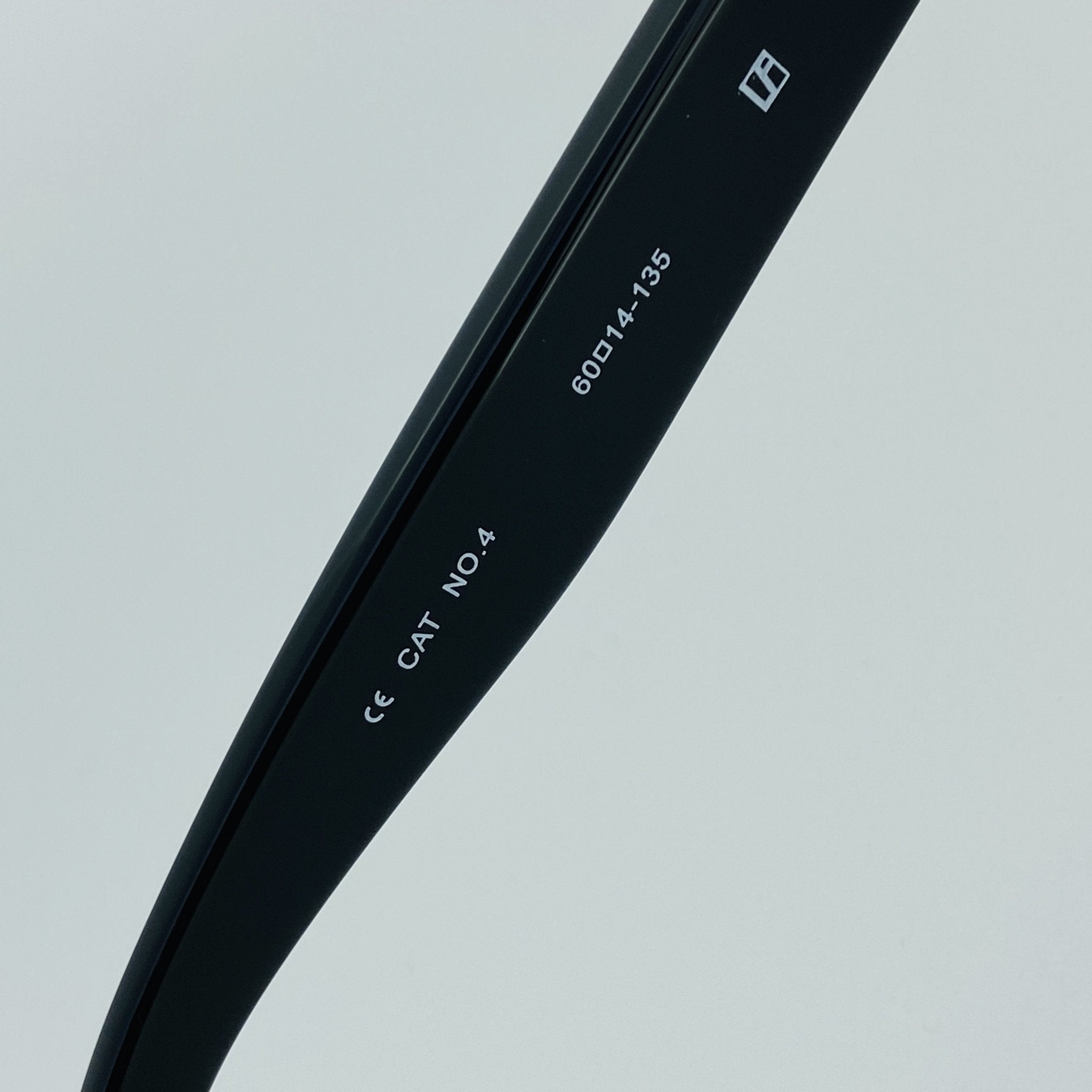 Ann Demeulemeester Men's Sunglasses Angular Black and Grey AD37C1SUN-GR8 Sunglasses