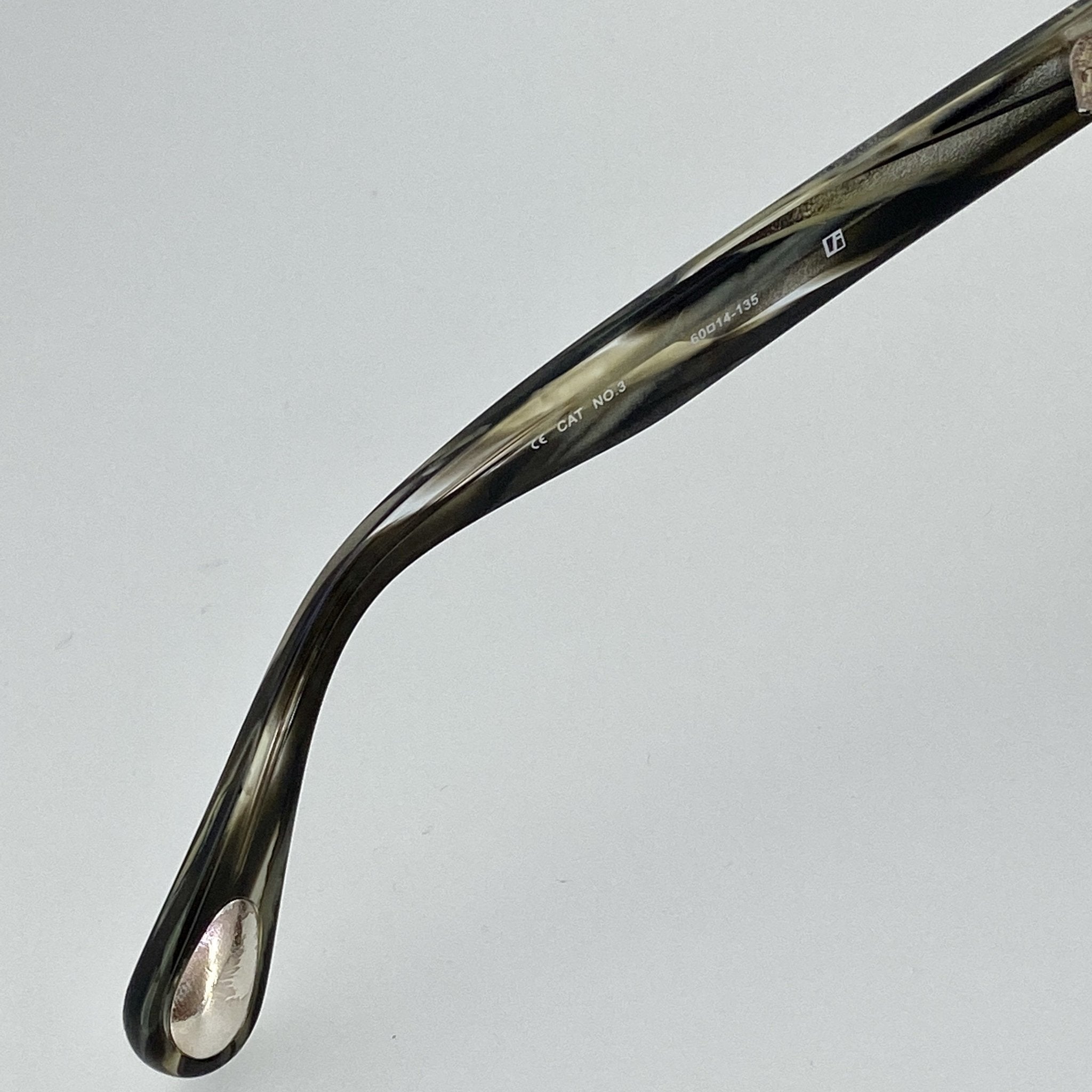 Ann Demeulemeester Sunglasses Angular Brown and Green-GR8 Sunglasses