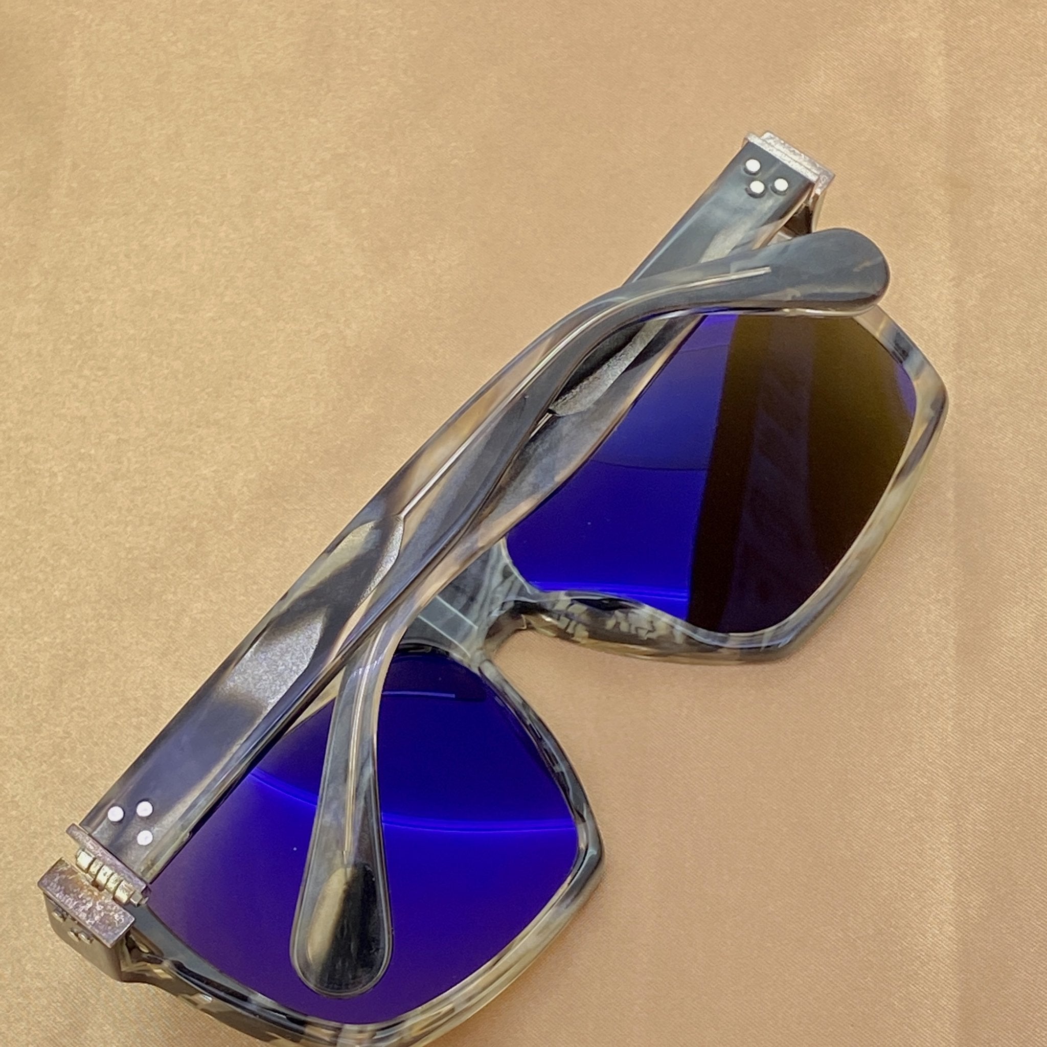 Ann Demeulemeester Sunglasses Angular Brown and Green-GR8 Sunglasses