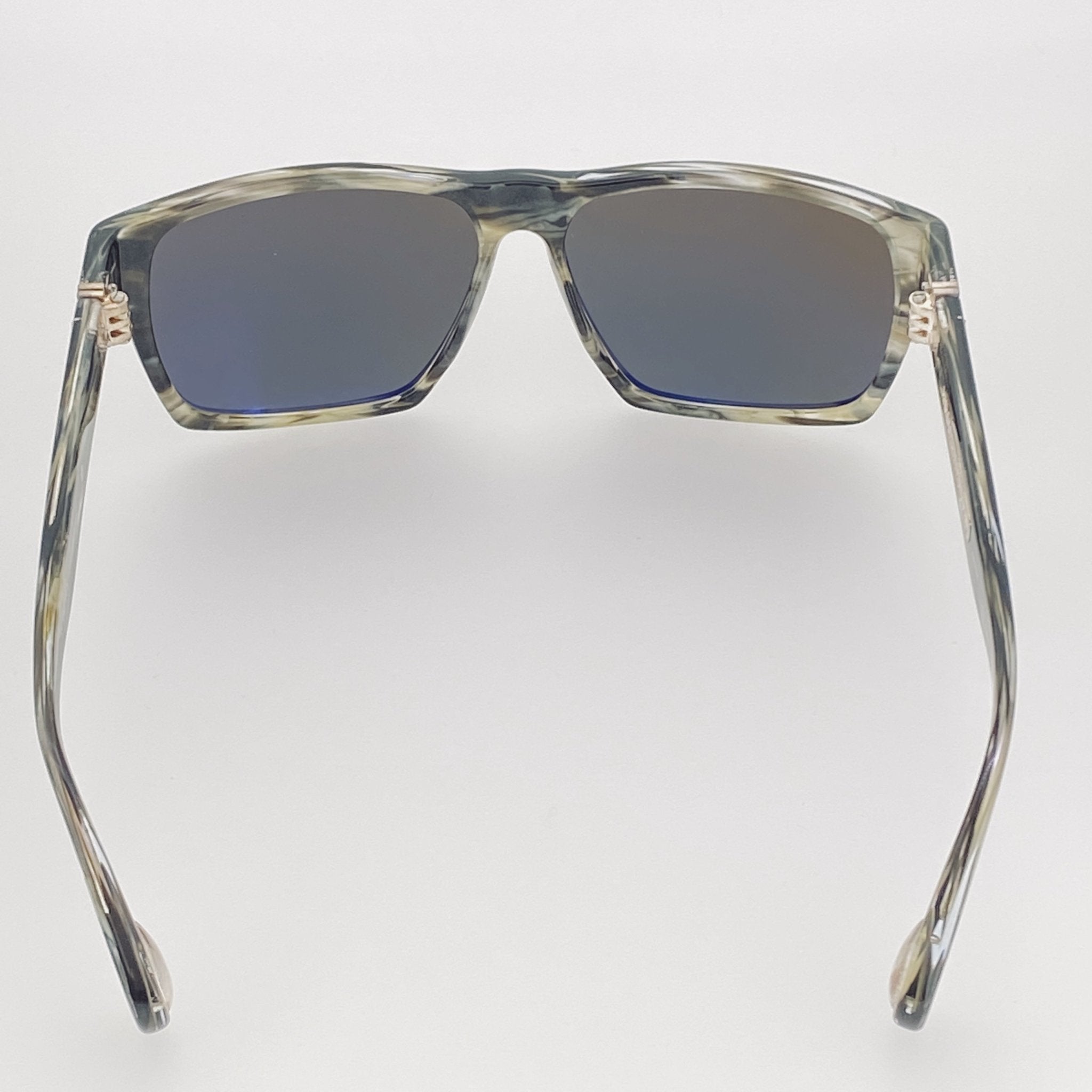Ann Demeulemeester Sunglasses Angular Brown and Green-GR8 Sunglasses