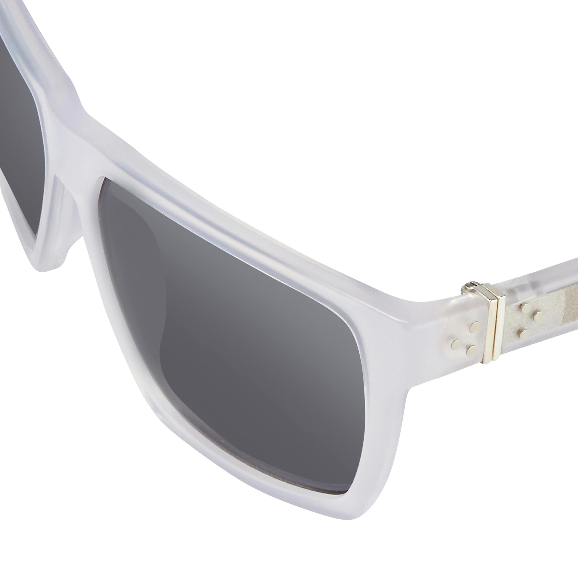 Ann Demeulemeester men's Sunglasses Angular White and Grey AD37C4SUN-GR8 Sunglasses