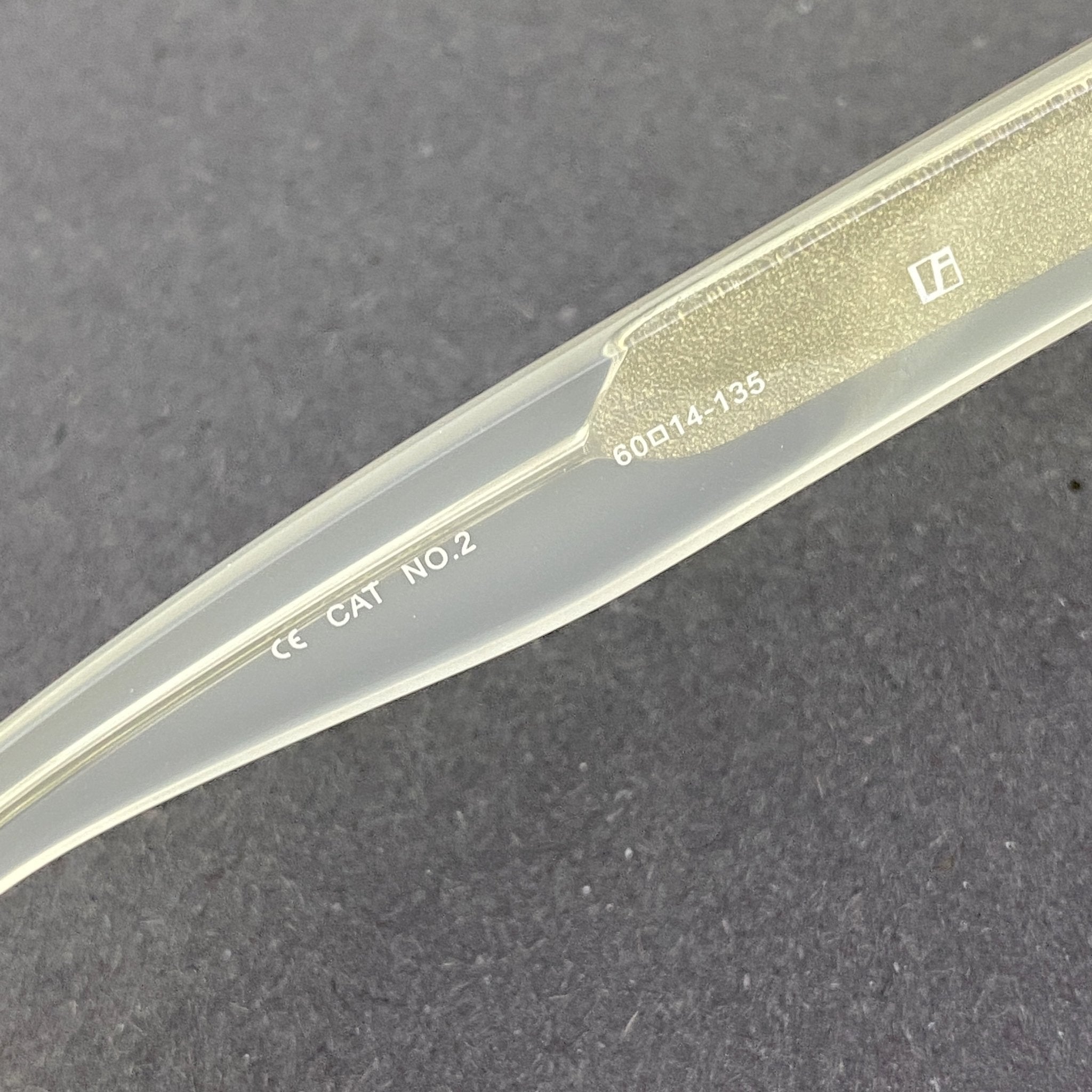 Ann Demeulemeester men's Sunglasses Angular White and Grey AD37C4SUN-GR8 Sunglasses