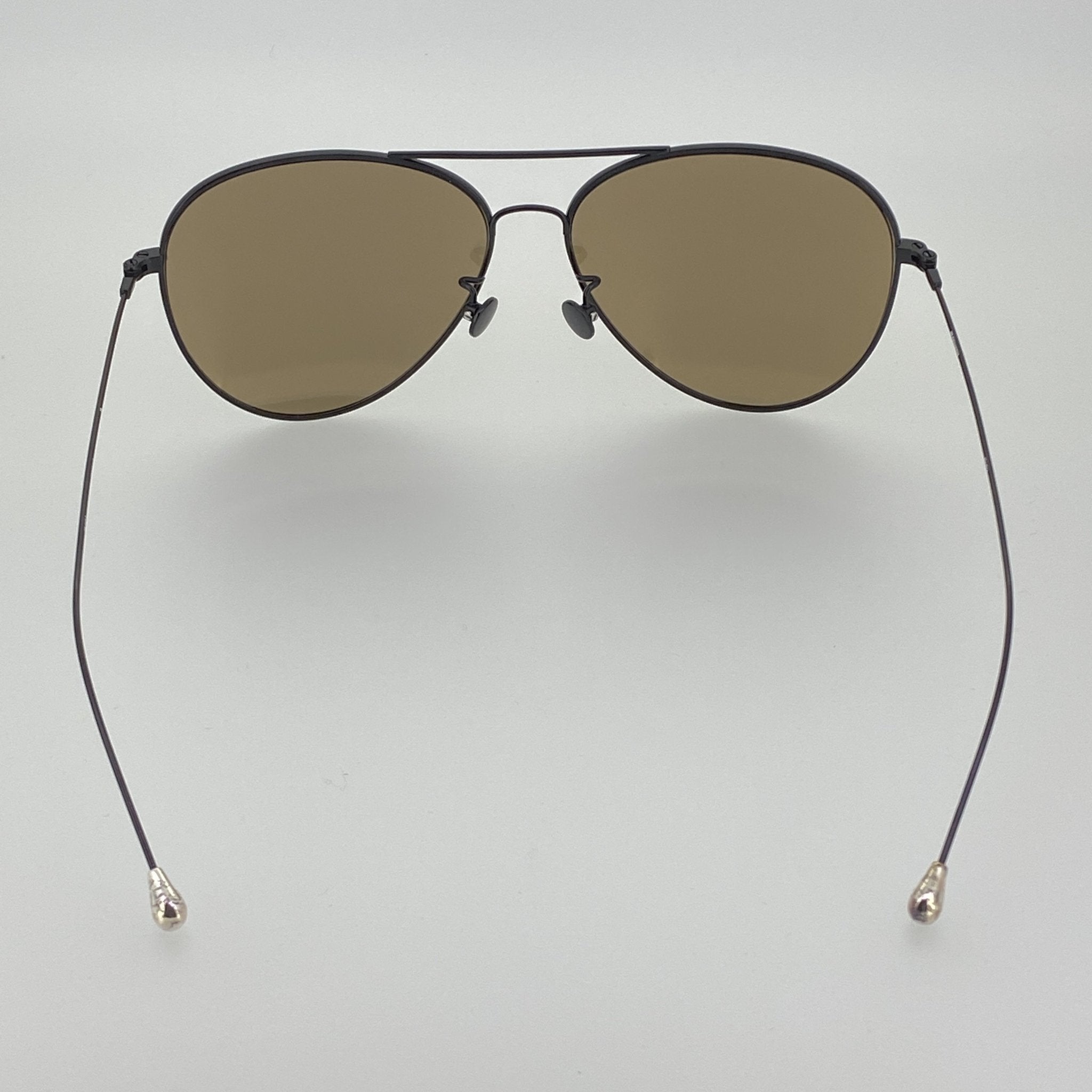 Ann Demeulemeester Men's Sunglasses Black and Bronze AD40C4SUN-GR8 Sunglasses