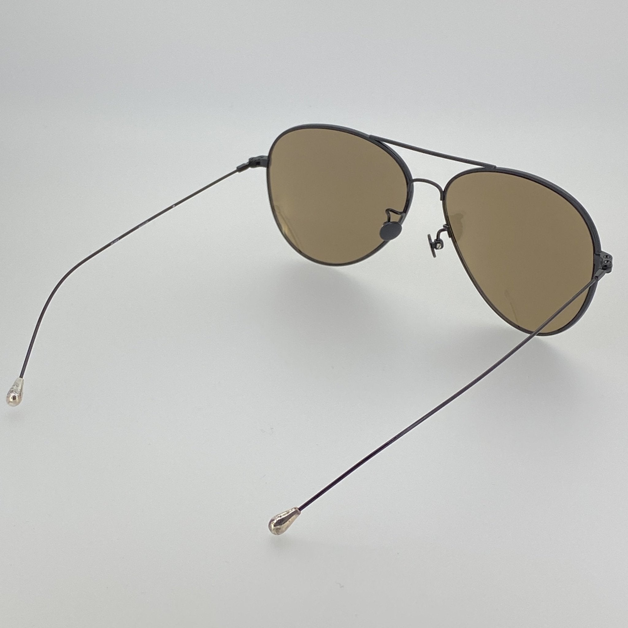 Ann Demeulemeester Men's Sunglasses Black and Bronze AD40C4SUN-GR8 Sunglasses