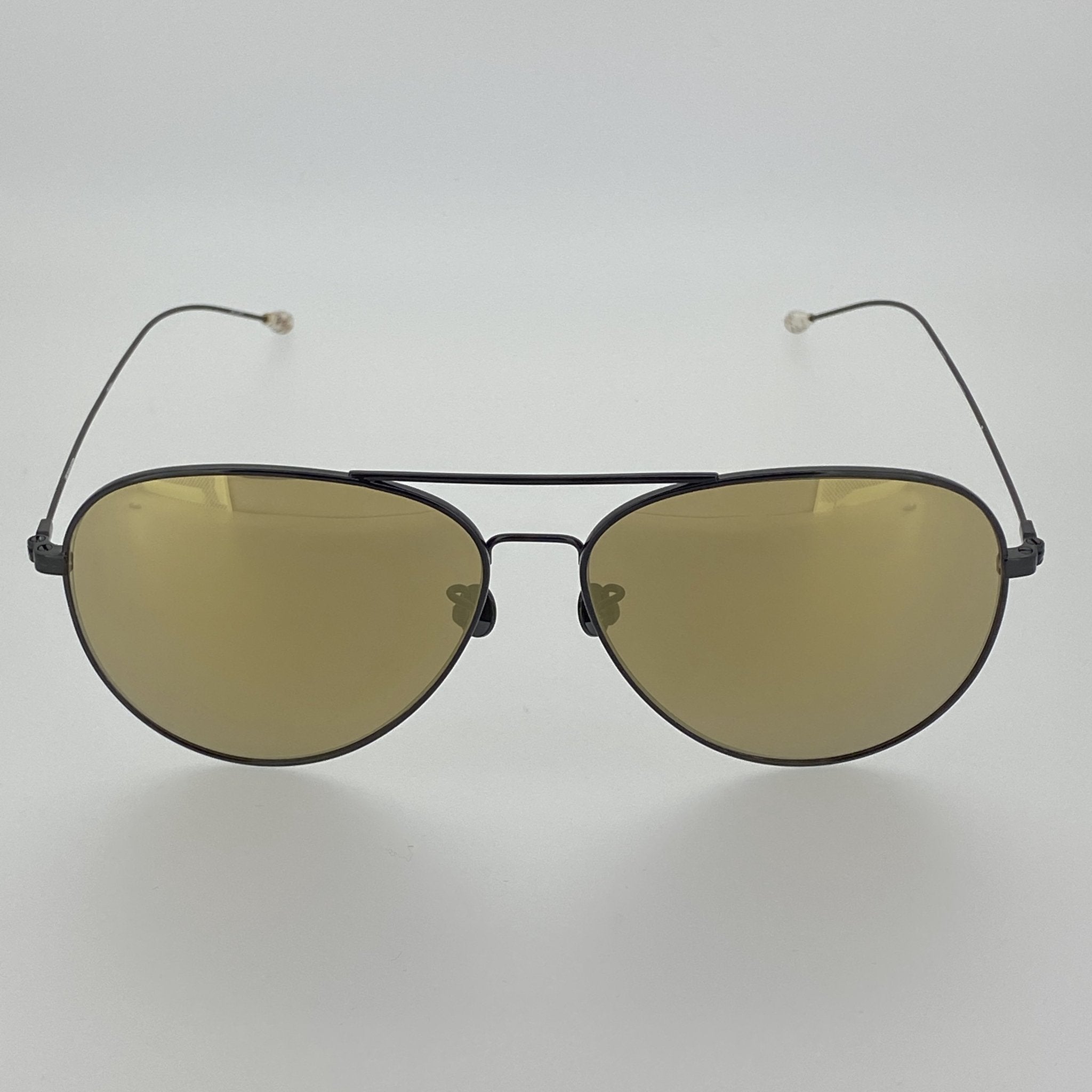 Ann Demeulemeester Men's Sunglasses Black and Bronze AD40C4SUN-GR8 Sunglasses