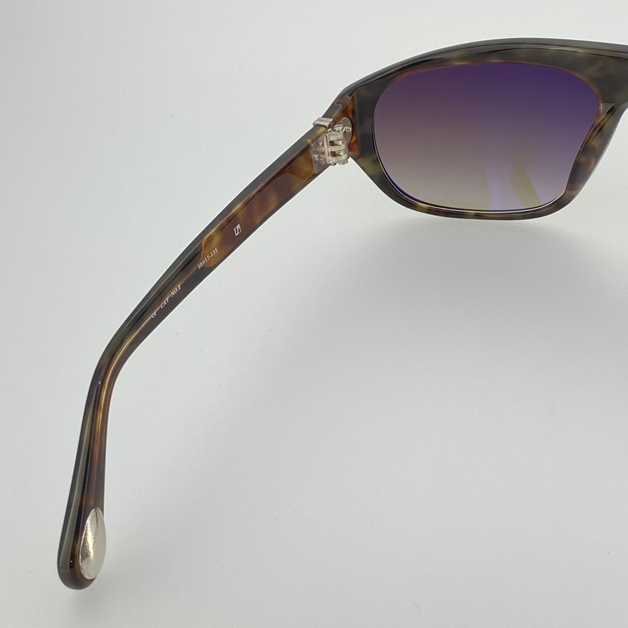 Ann Demeulemeester Sunglasses Flat Top Black and Brown Graduated-GR8 Sunglasses