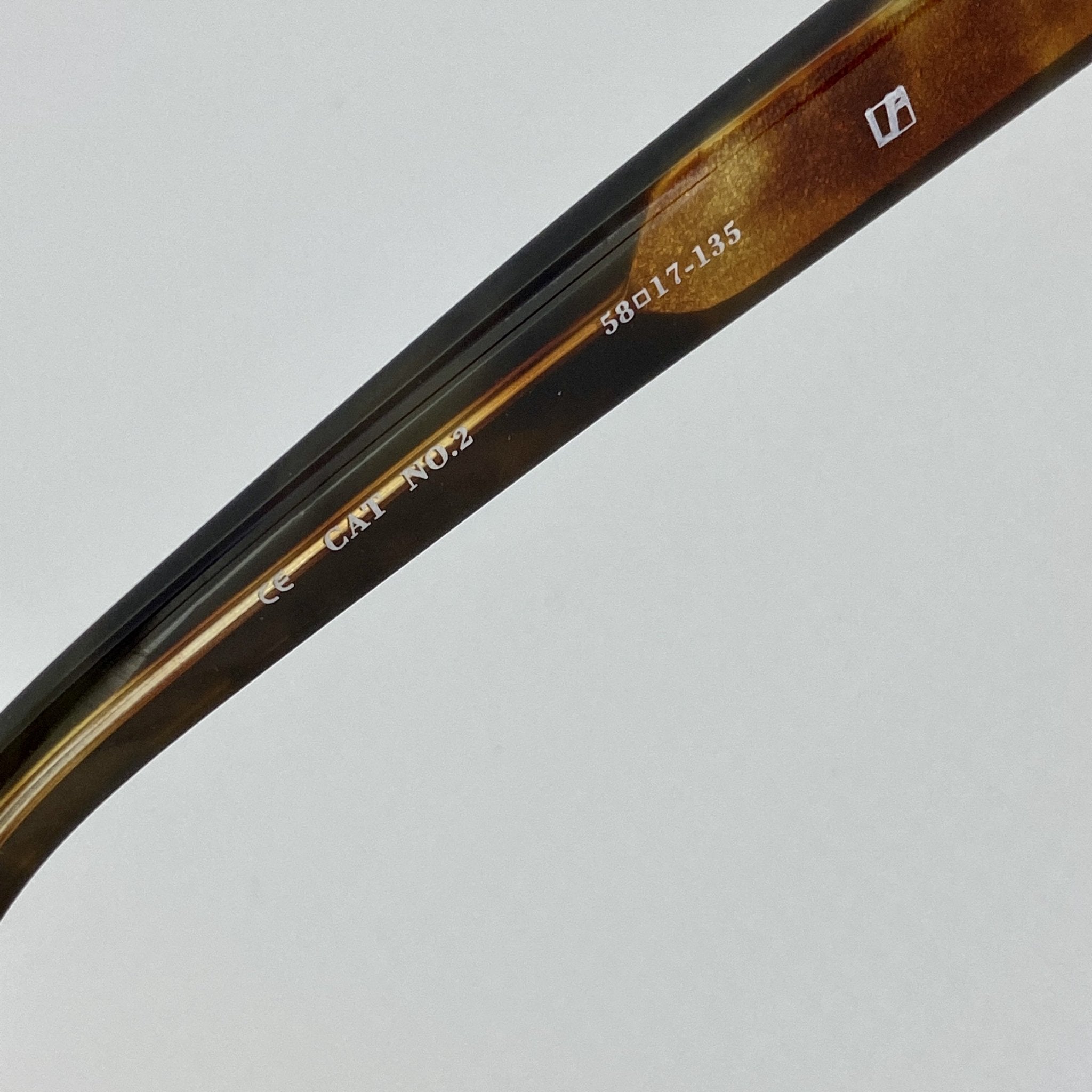 Ann Demeulemeester Sunglasses Flat Top Black and Brown Graduated-GR8 Sunglasses