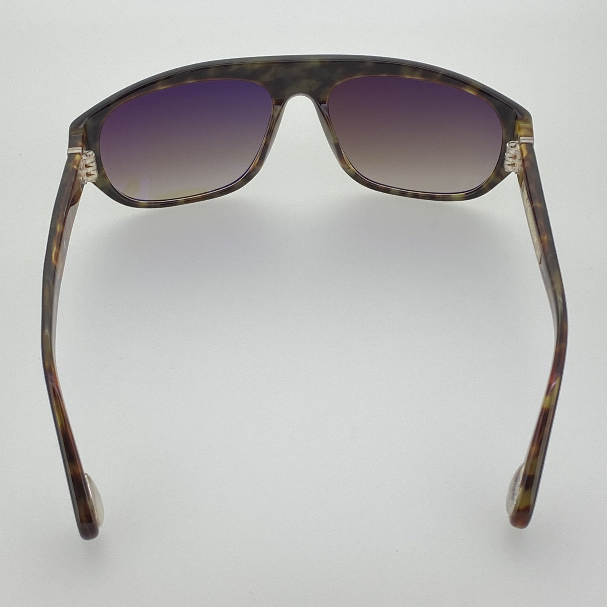 Ann Demeulemeester Sunglasses Flat Top Black and Brown Graduated-GR8 Sunglasses