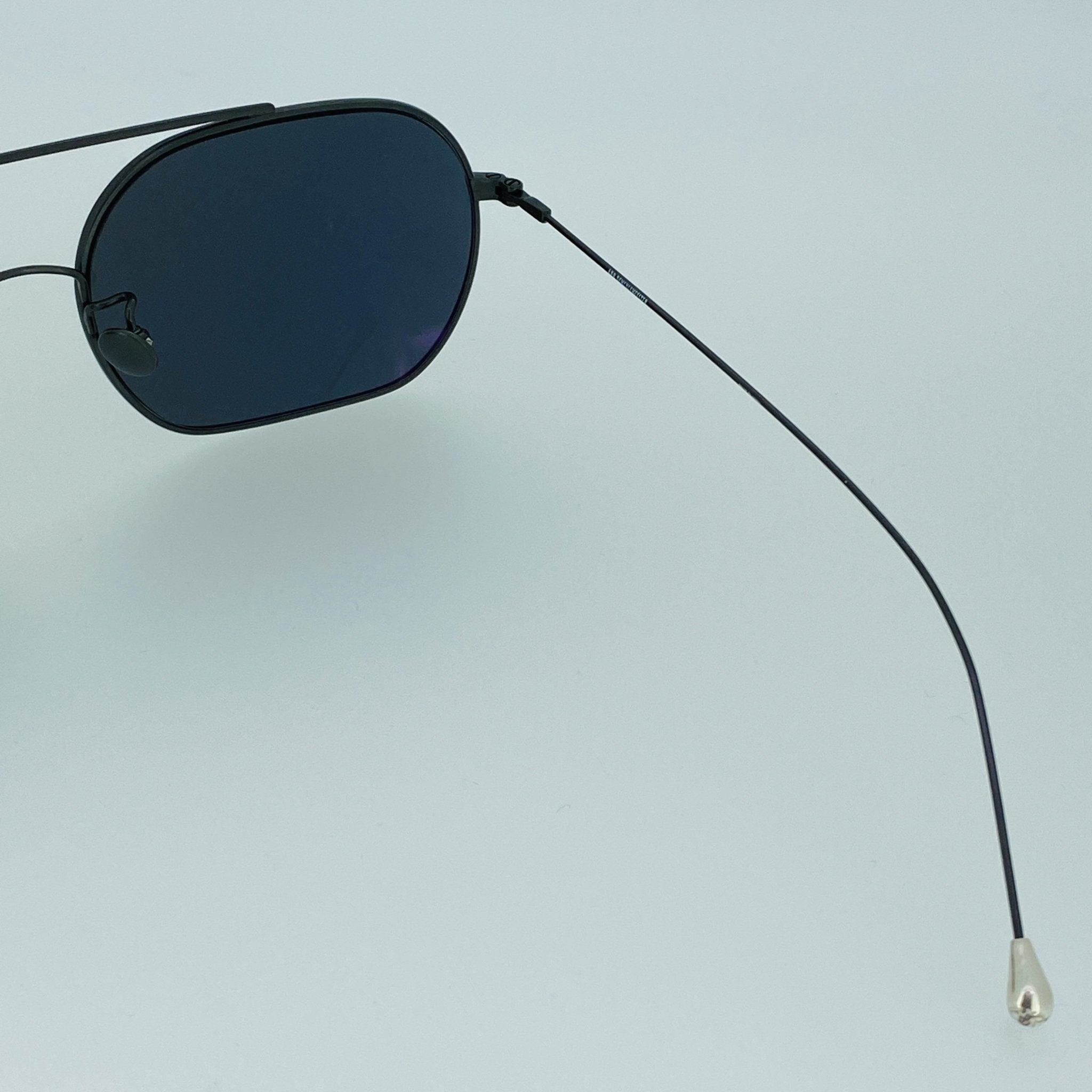 Ann Demeulemeester Sunglasses Round Gun Metal and Grey AD63C2SUN-GR8 Sunglasses