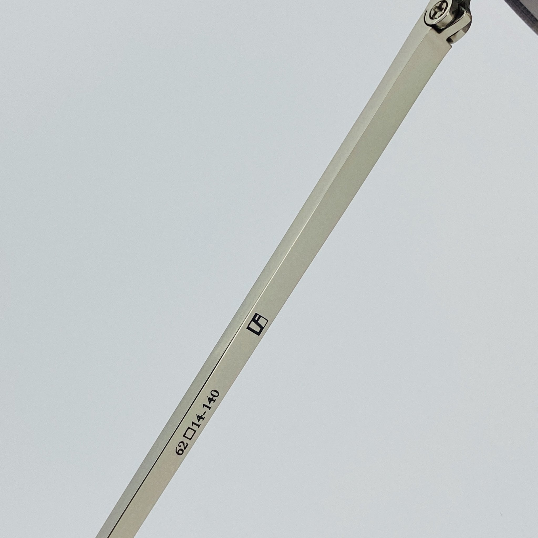 Ann Demeulemeester Men's Sunglasses White Gold and Gray AD13C1SUN-GR8 Sunglasses