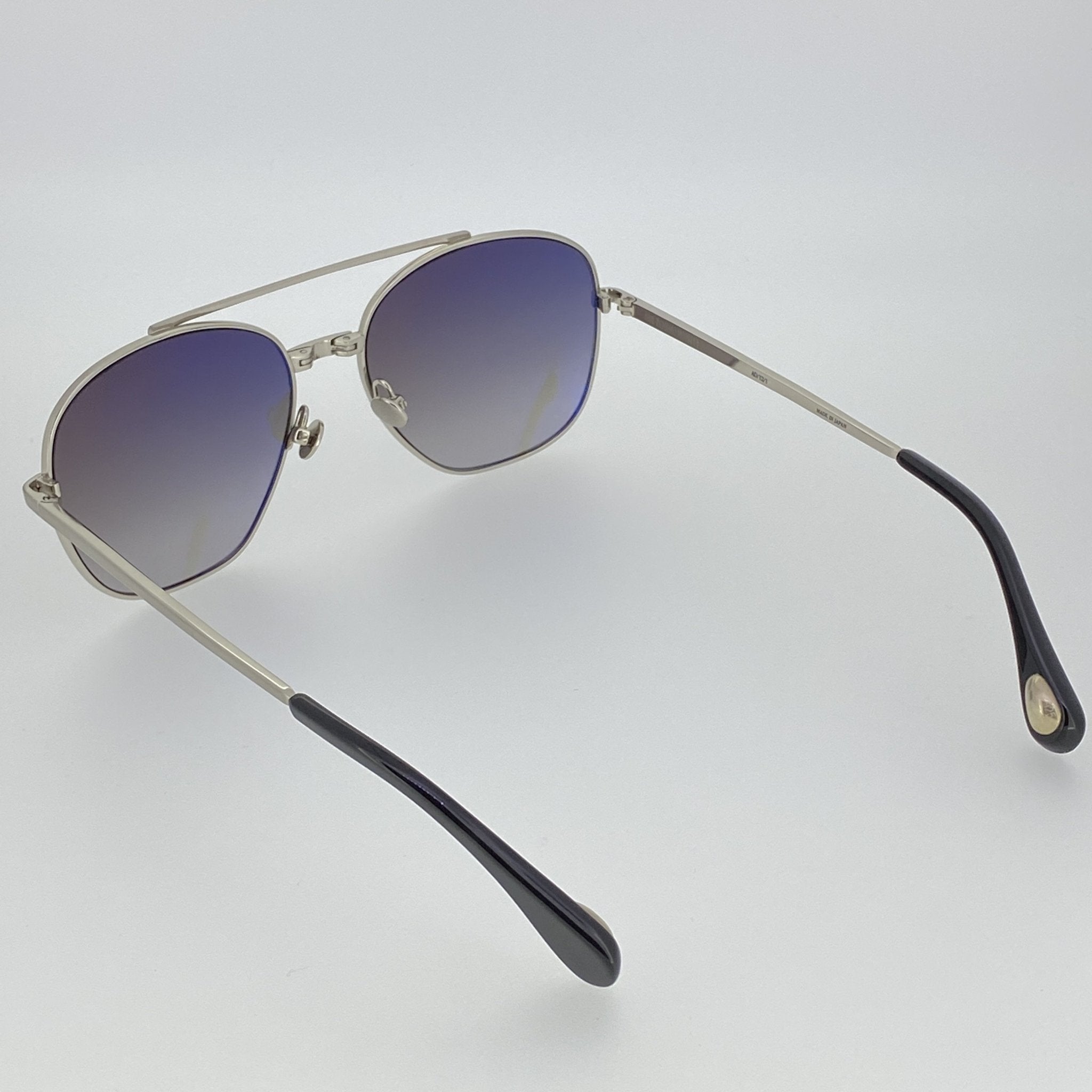 Ann Demeulemeester Men's Sunglasses Silver and Gray AD12C1SUN-GR8 Sunglasses