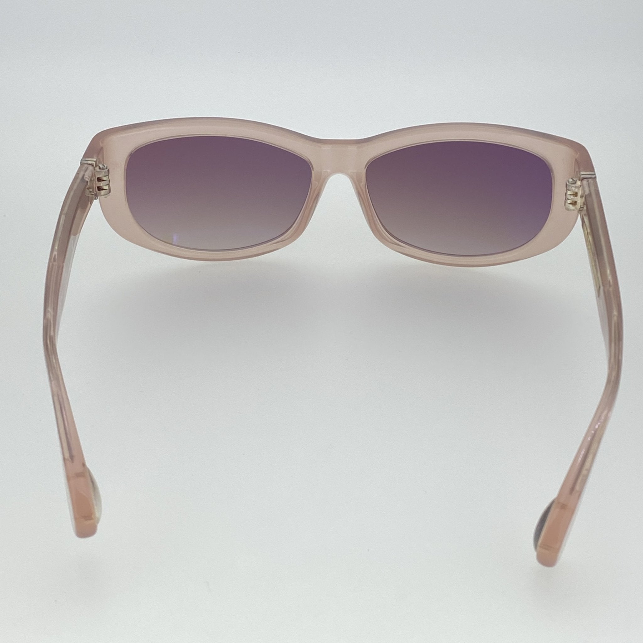 Ann Demeulemeester Sunglasses Cat Eye Blush Pink and Brown-GR8 Sunglasses