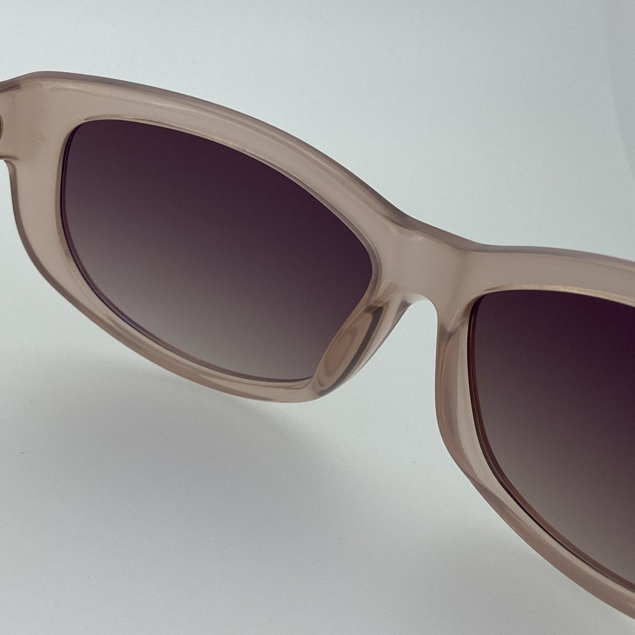 Ann Demeulemeester Sunglasses Cat Eye Blush Pink and Brown-GR8 Sunglasses