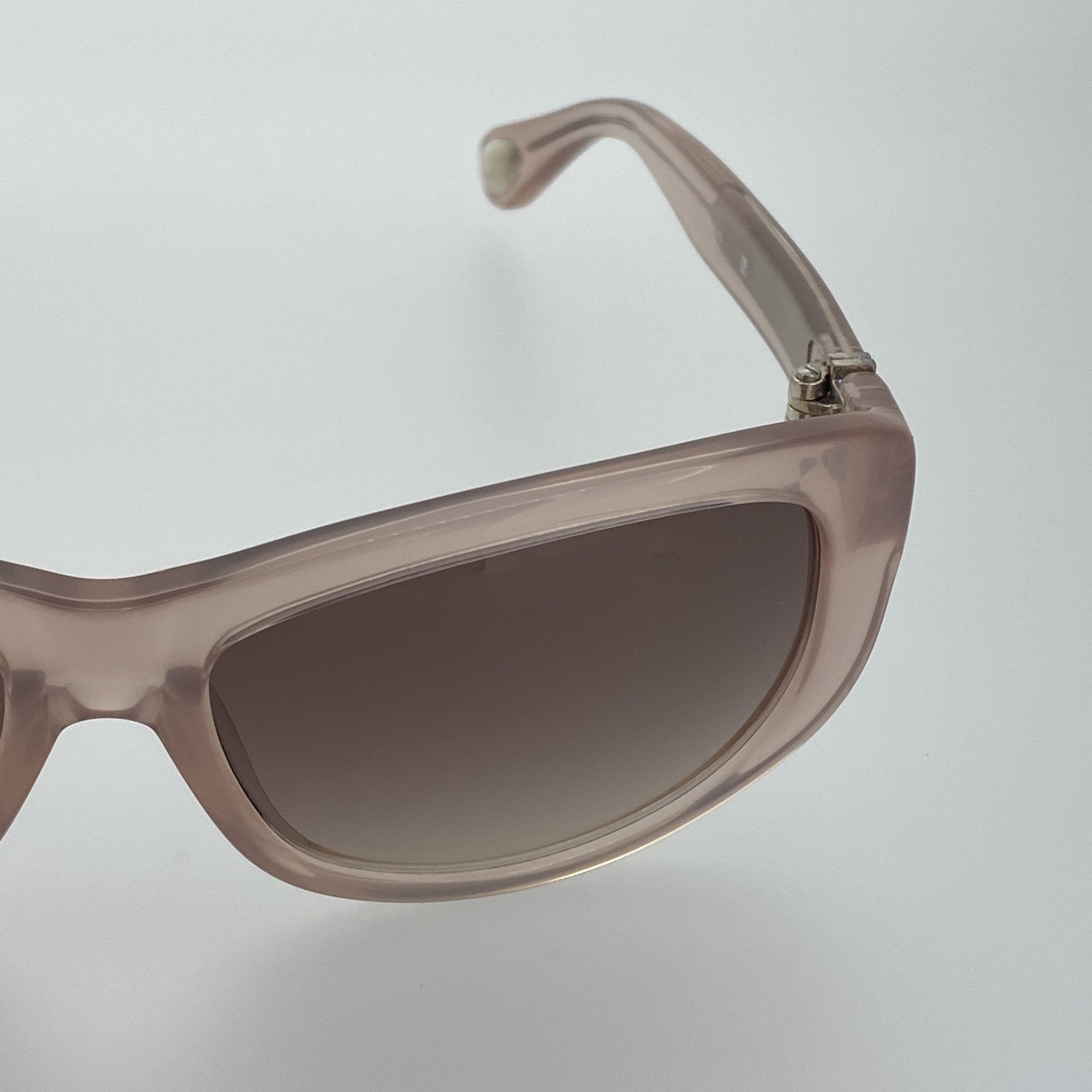 Ann Demeulemeester Sunglasses Cat Eye Blush Pink and Brown-GR8 Sunglasses