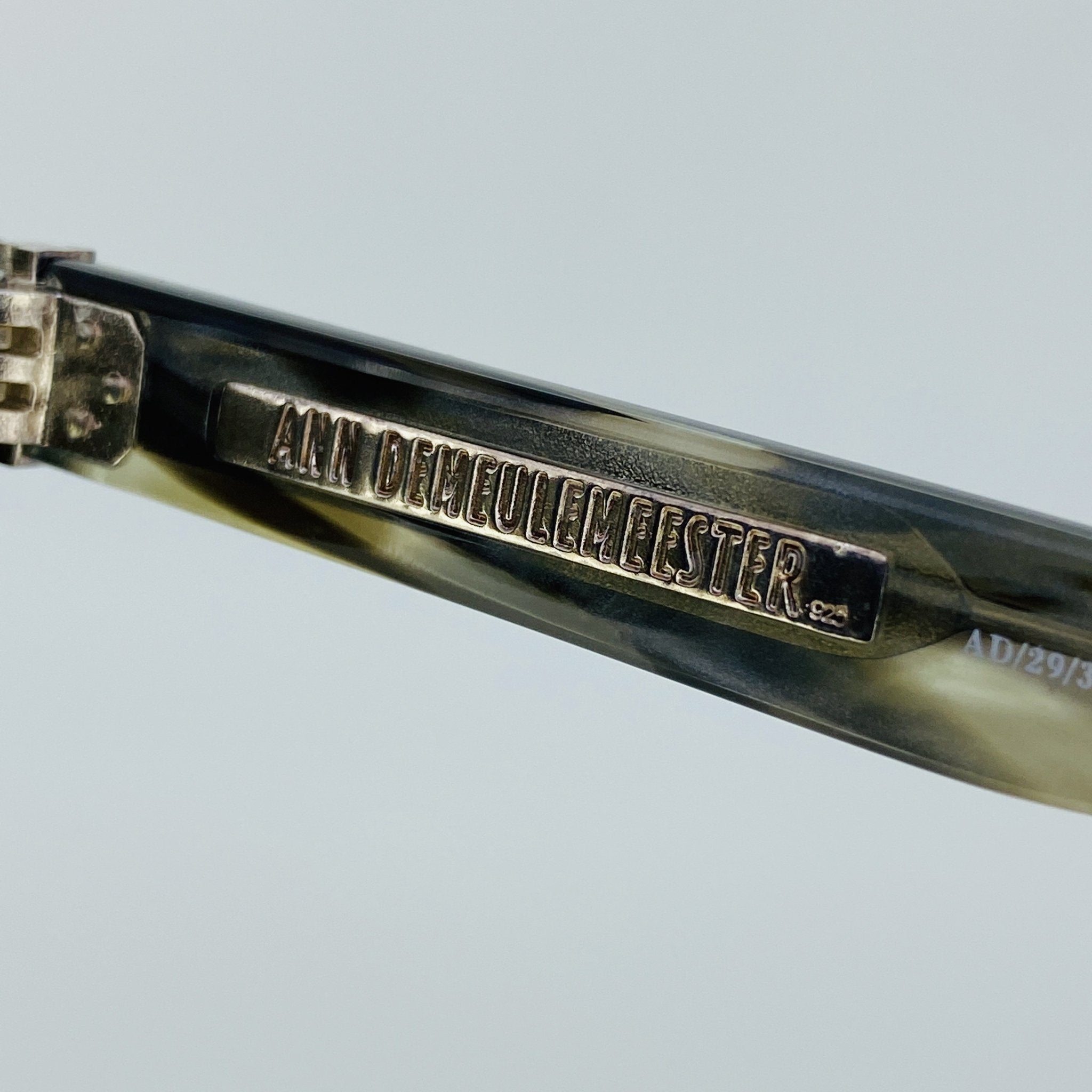 Ann Demeulemeester Ladies Sunglasses Cat Eye Tortoise Shell and Brown AD29C3SUN-GR8 Sunglasses