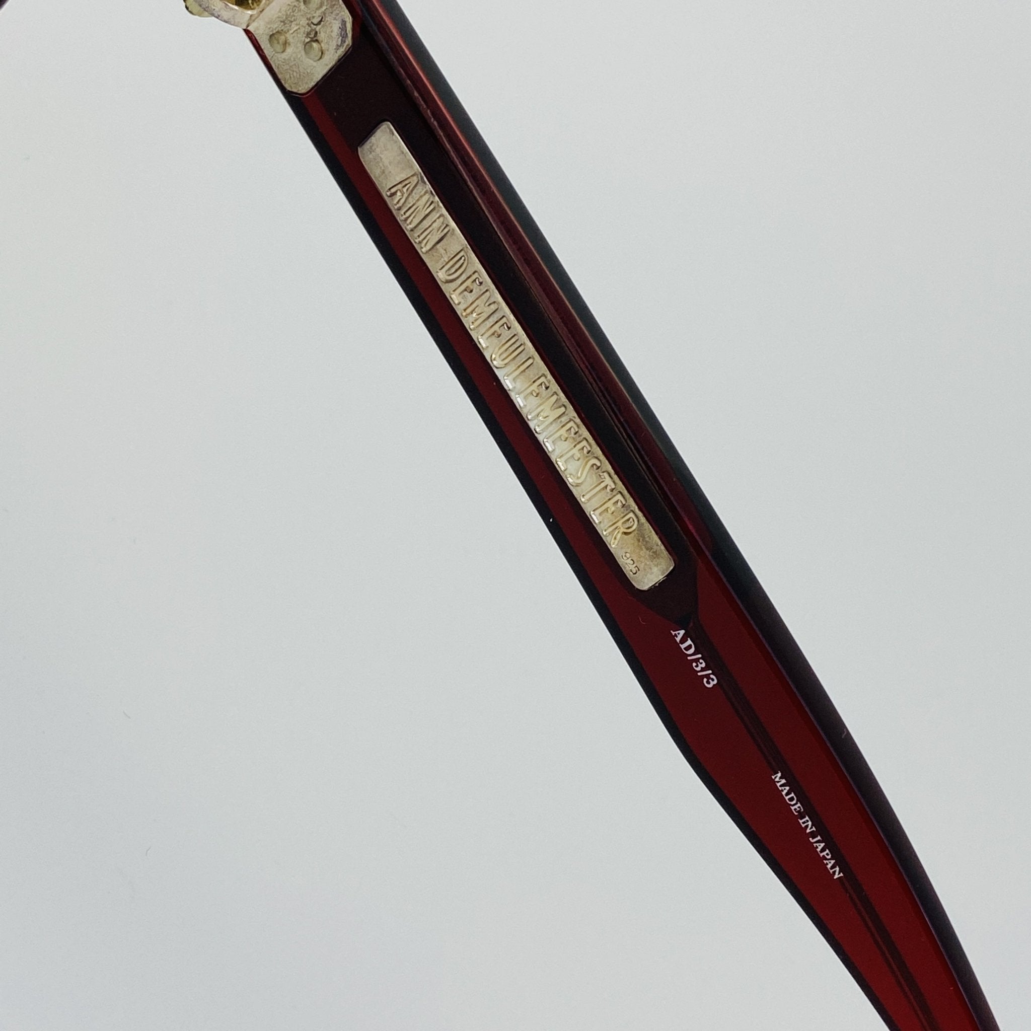 Ann Demeulemeester Sunglasses D-Frame Bordeaux Red and Blue-GR8 Sunglasses