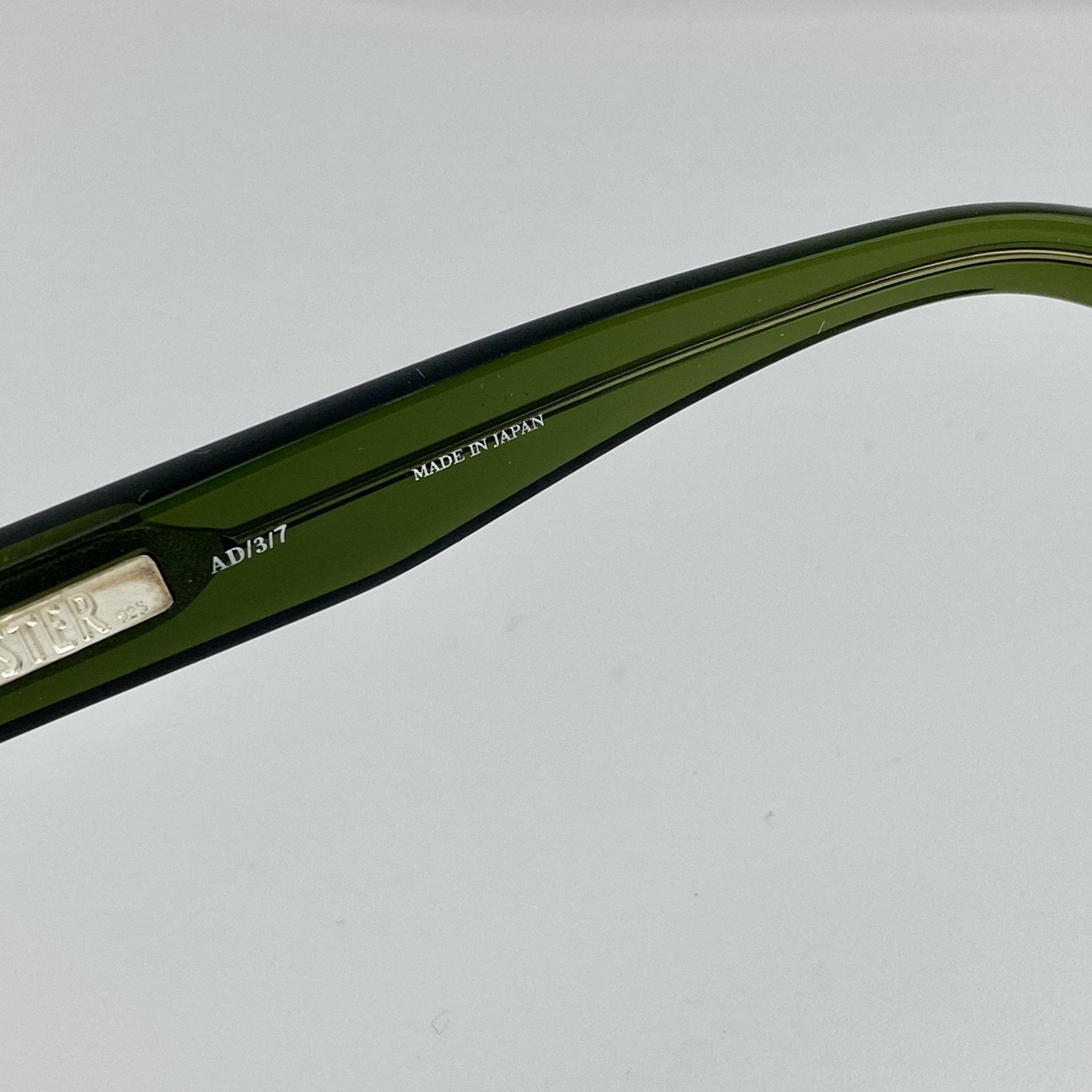 Ann Demeulemeester Sunglasses D-Frame Green and Green Graduated AD3C7SUN-GR8 Sunglasses