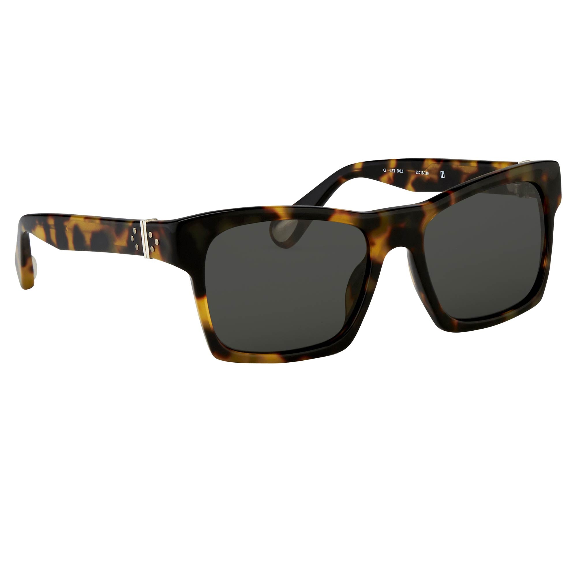 Ann Demeulemeester Sunglasses D-Frame Tortoise and Grey-GR8 Sunglasses