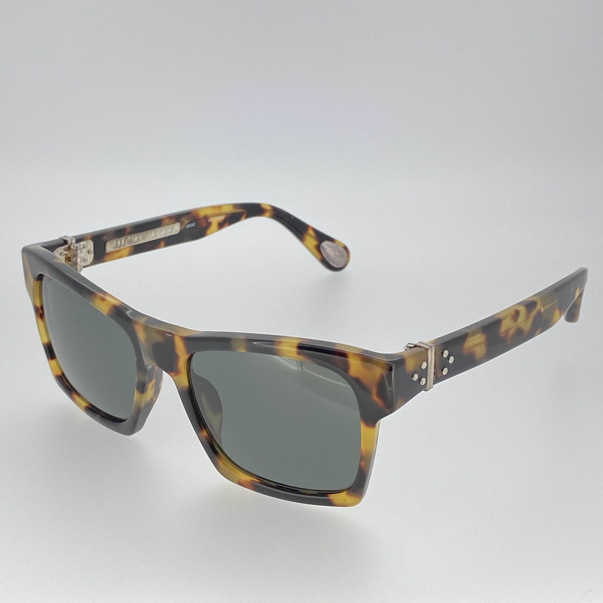 Ann Demeulemeester Sunglasses D-Frame Tortoise and Grey-GR8 Sunglasses
