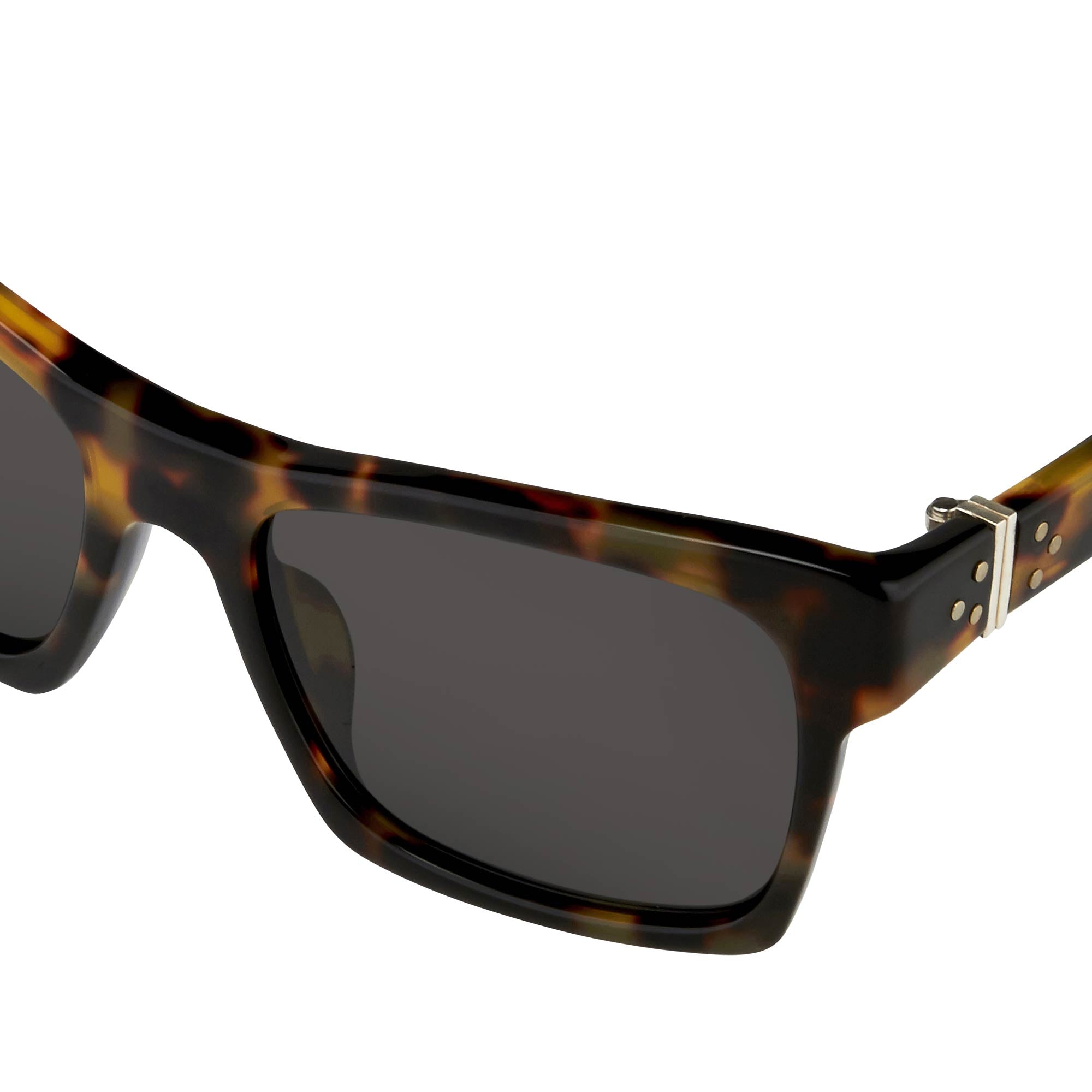 Ann Demeulemeester Sunglasses D-Frame Tortoise and Grey-GR8 Sunglasses