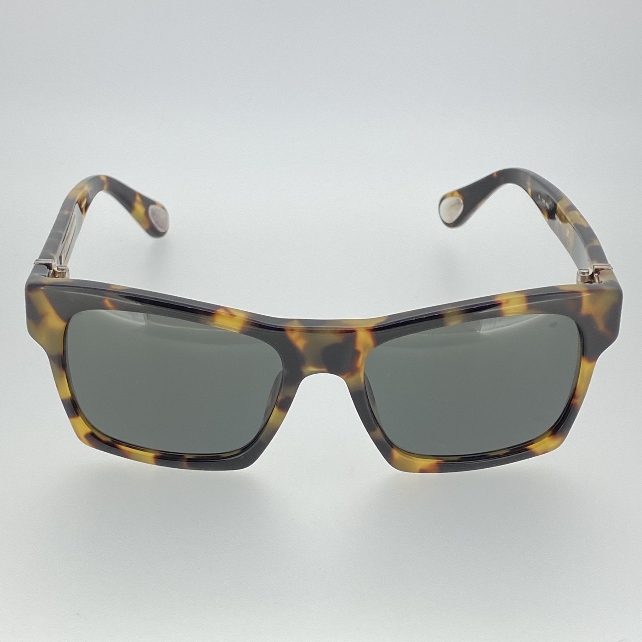 Ann Demeulemeester Sunglasses D-Frame Tortoise and Grey-GR8 Sunglasses