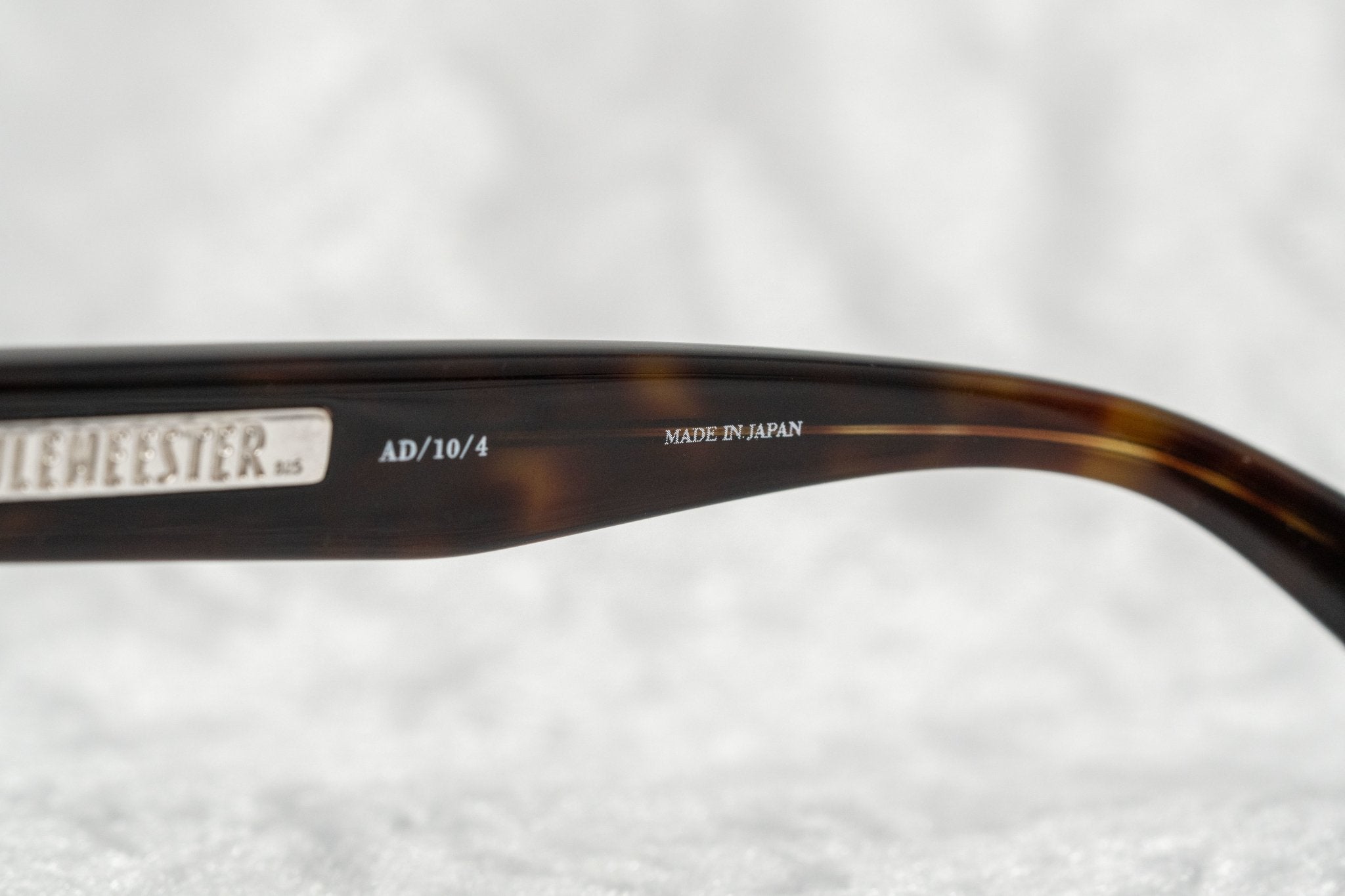 Ann Demeulemeester Sunglasses Flat Top Amber Tortoise Shell and Brown AD10C4SUN-GR8 Sunglasses