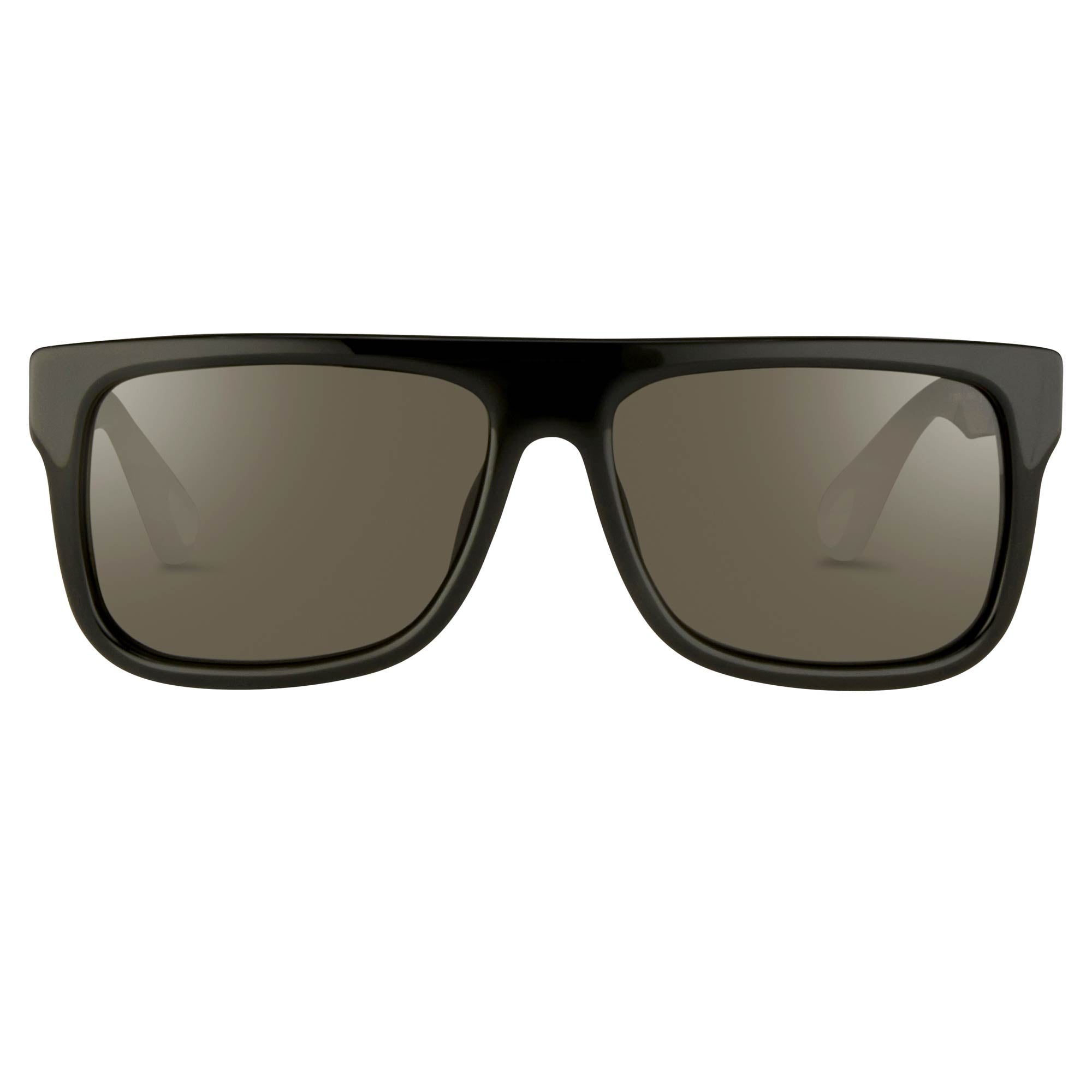 Ann Demeulemeester Sunglasses Flat Top Black and Grey-GR8 Sunglasses