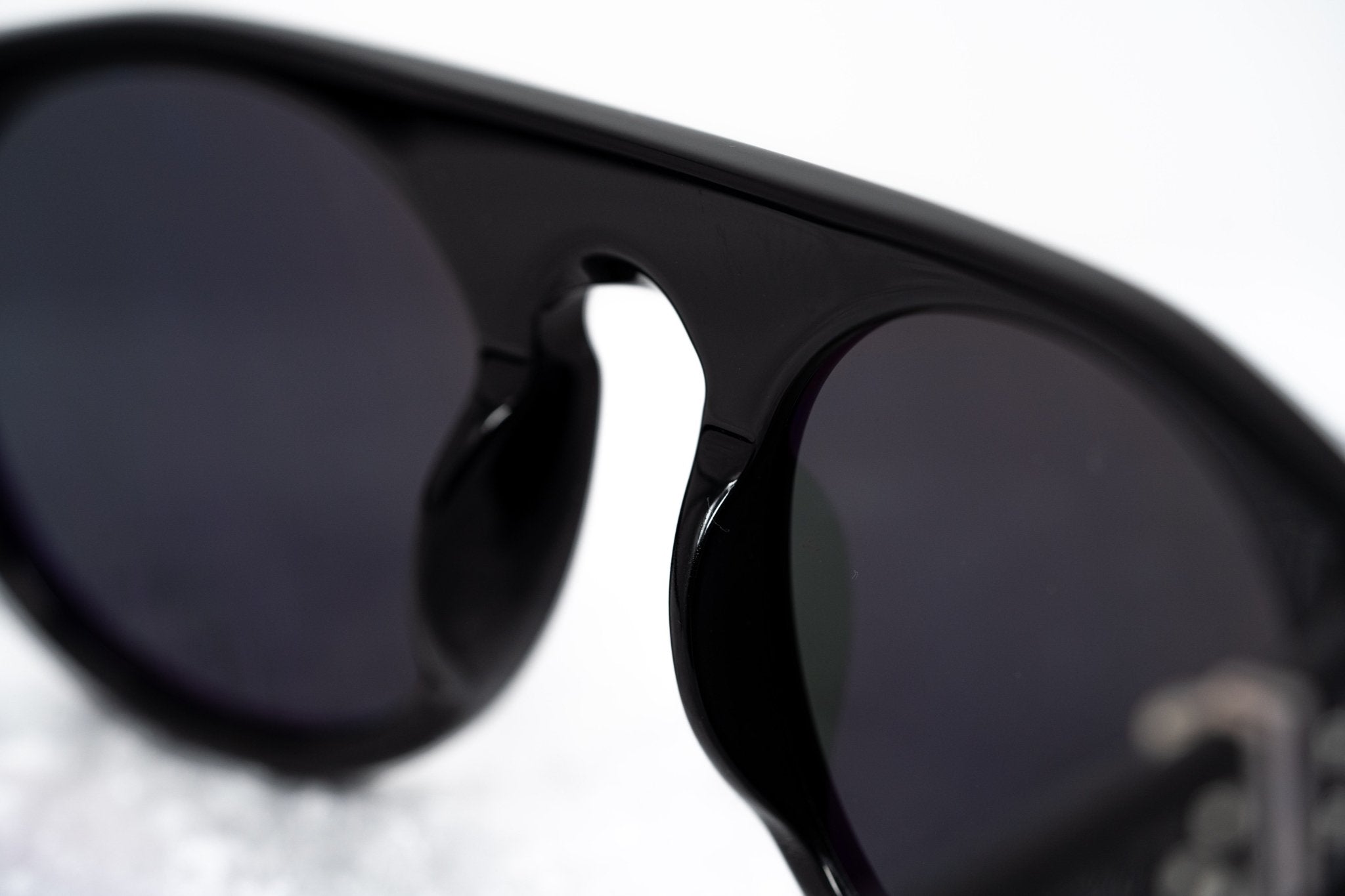 Ann Demeulemeester Sunglasses Flat Top Black and Grey Gradient AD10C1SUN-GR8 Sunglasses