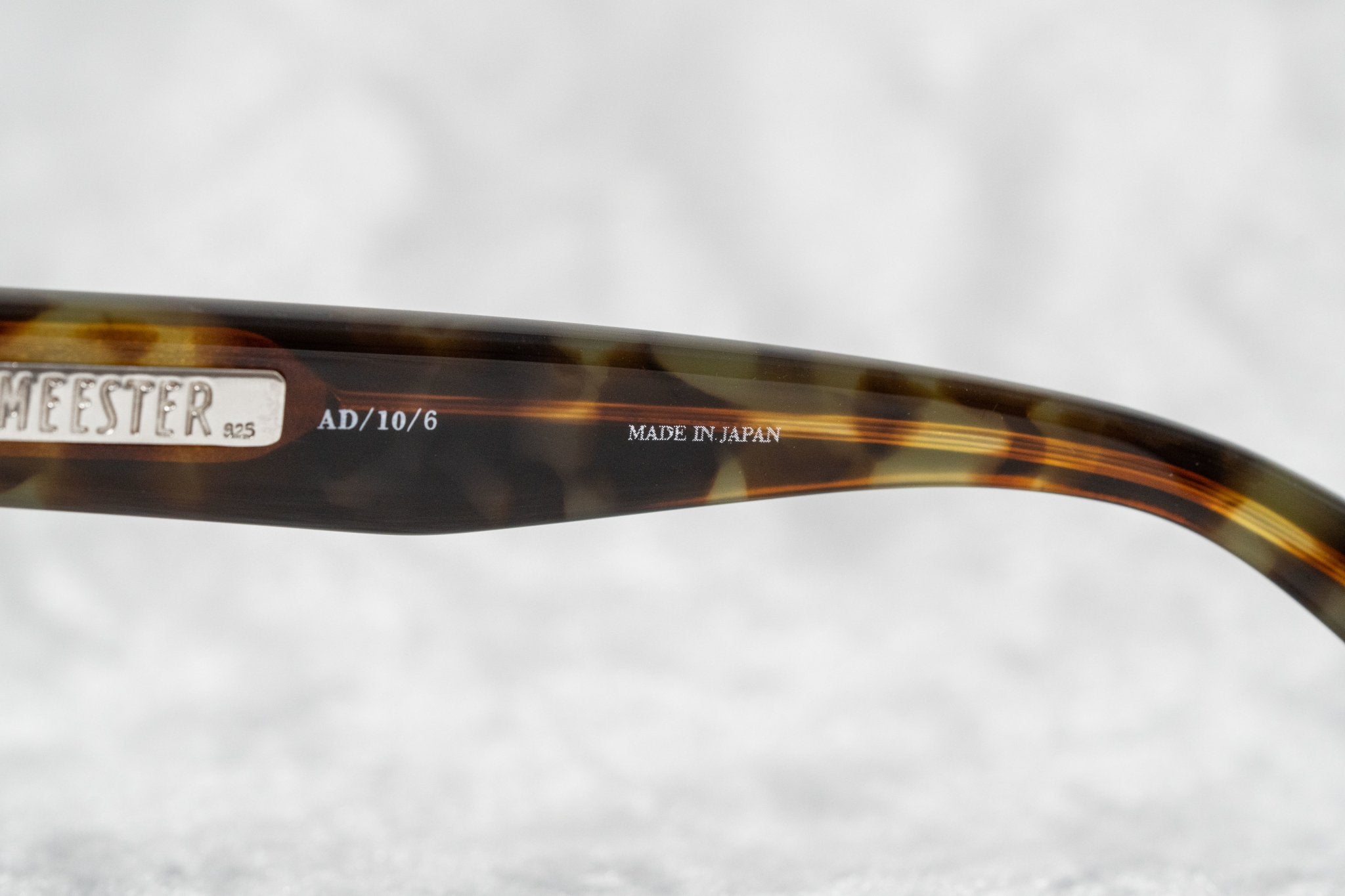 Ann Demeulemeester Sunglasses Flat Top Black and Brown AD10C6SUN-GR8 Sunglasses