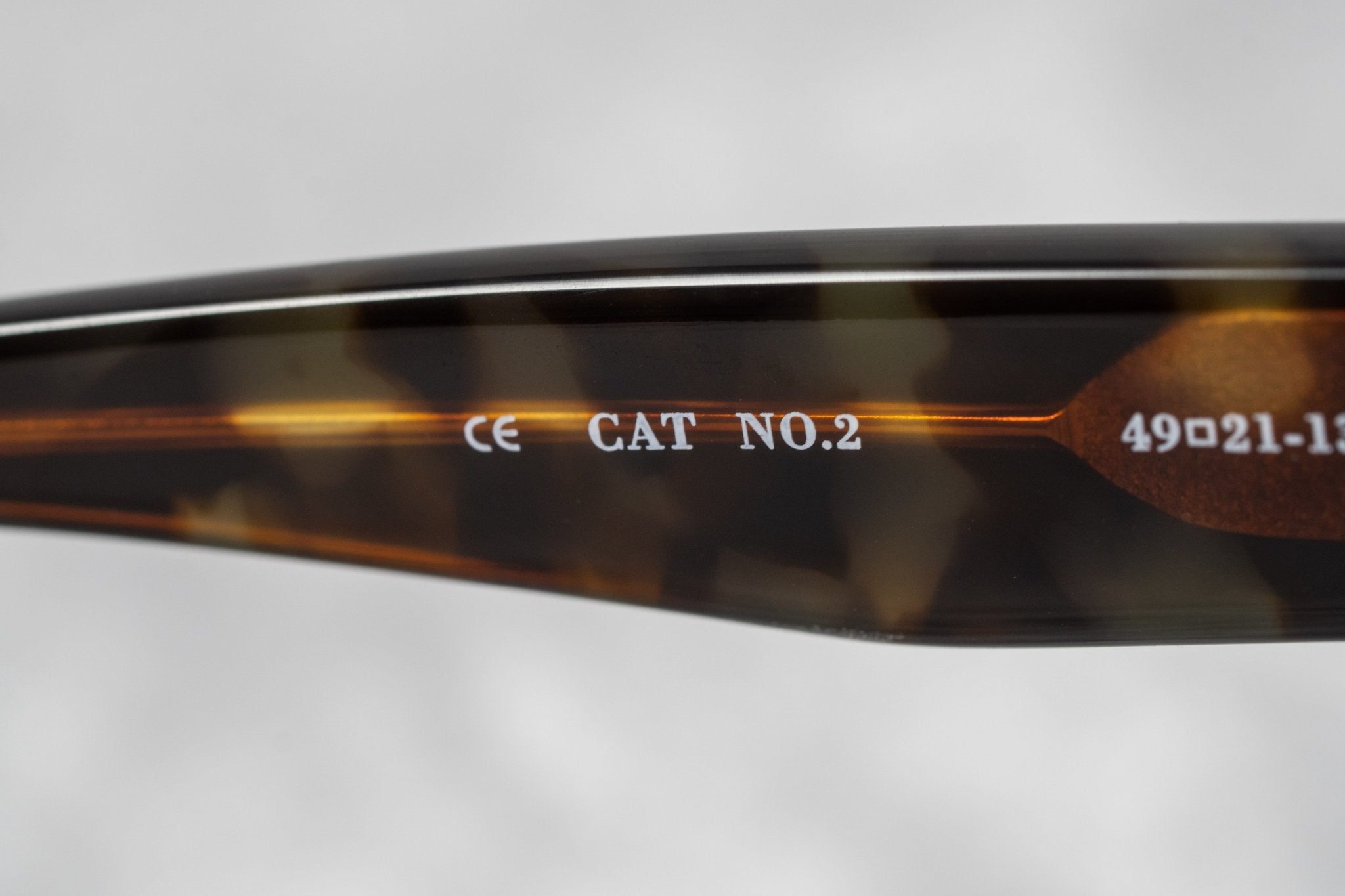 Ann Demeulemeester Sunglasses Flat Top Black and Brown AD10C6SUN-GR8 Sunglasses