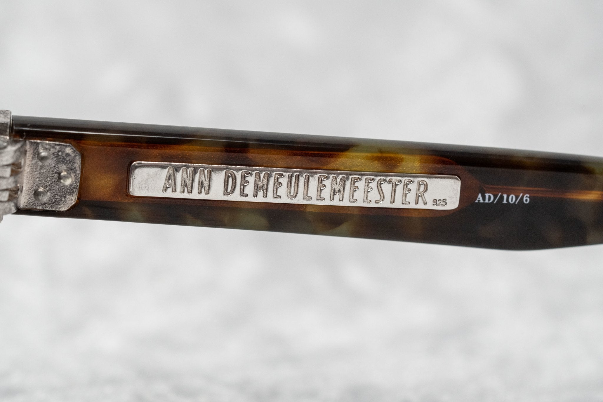 Ann Demeulemeester Sunglasses Flat Top Black and Brown AD10C6SUN-GR8 Sunglasses