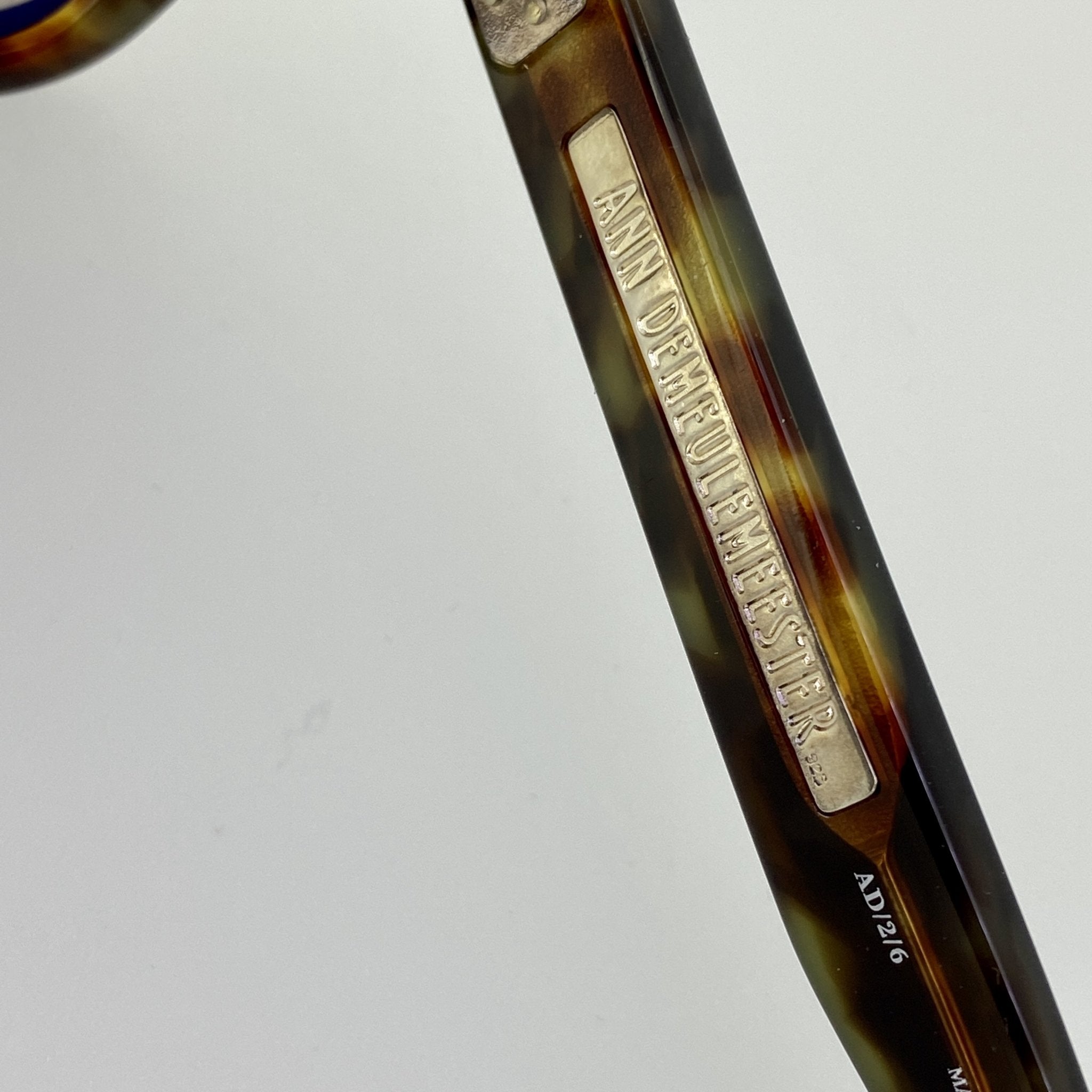 Ann Demeulemeester Sunglasses Flat Top Black and Brown-GR8 Sunglasses