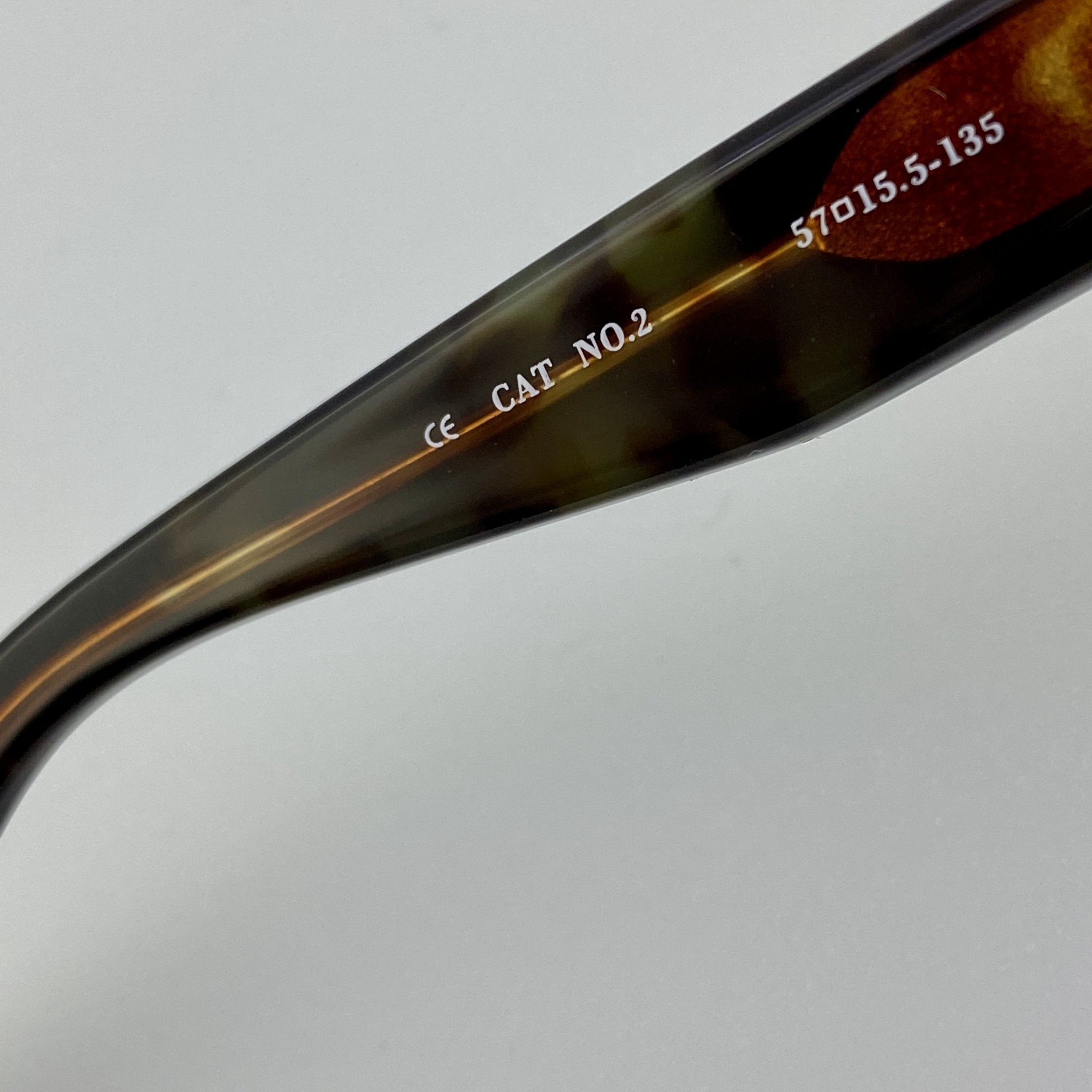 Ann Demeulemeester Sunglasses Flat Top Black and Brown-GR8 Sunglasses