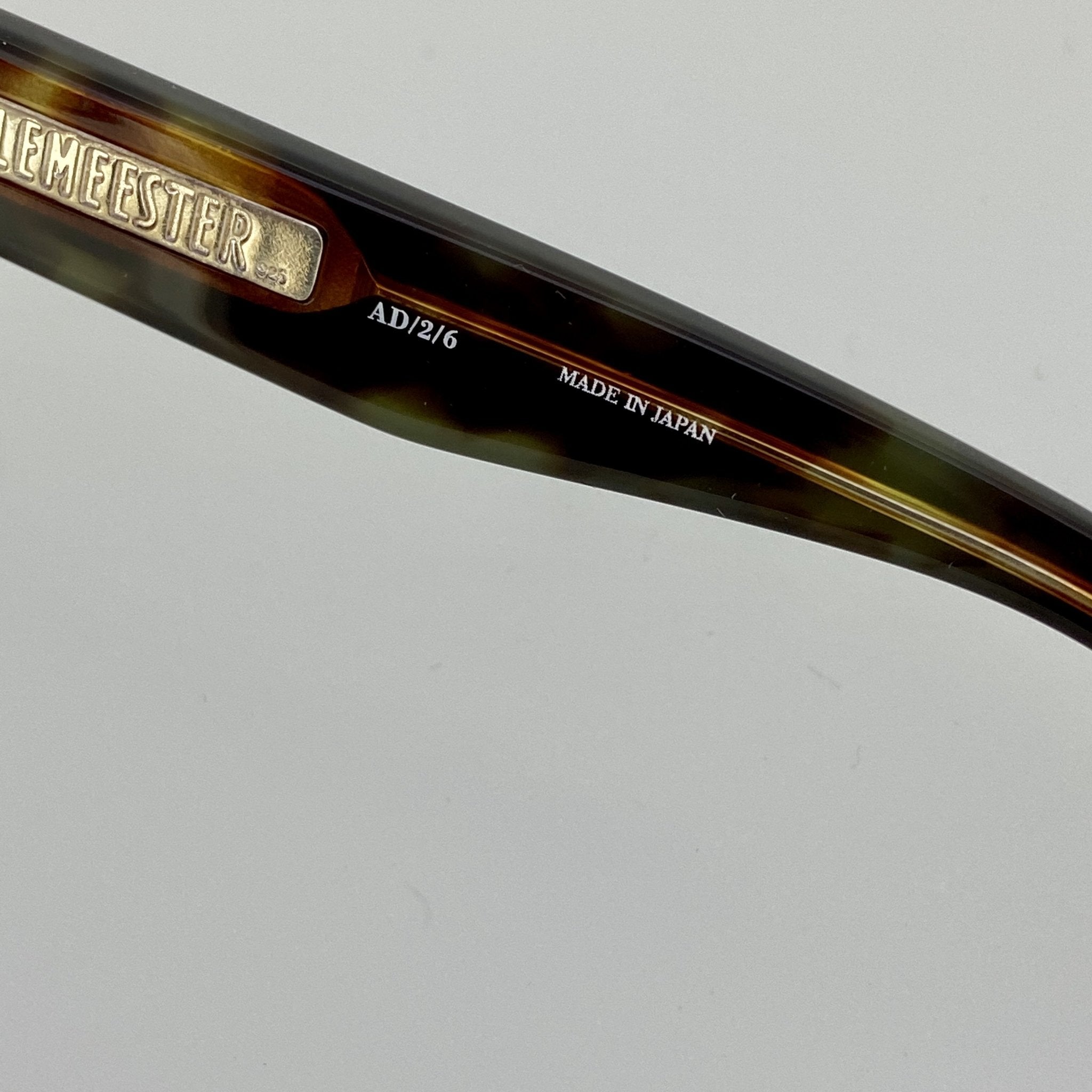 Ann Demeulemeester Sunglasses Flat Top Black and Brown-GR8 Sunglasses