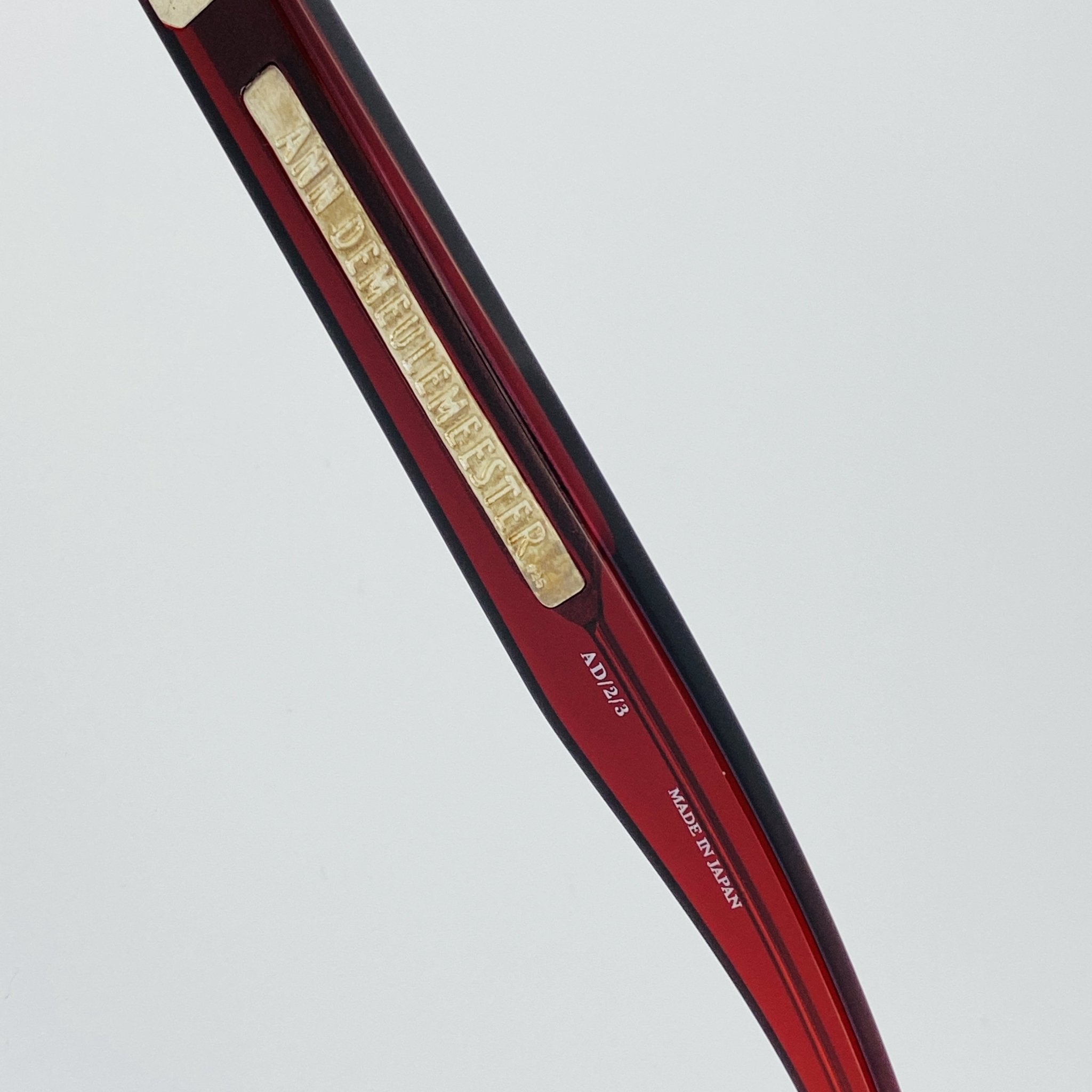 Ann Demeulemeester Sunglasses Flat Top Bordeaux Red and Blue-GR8 Sunglasses