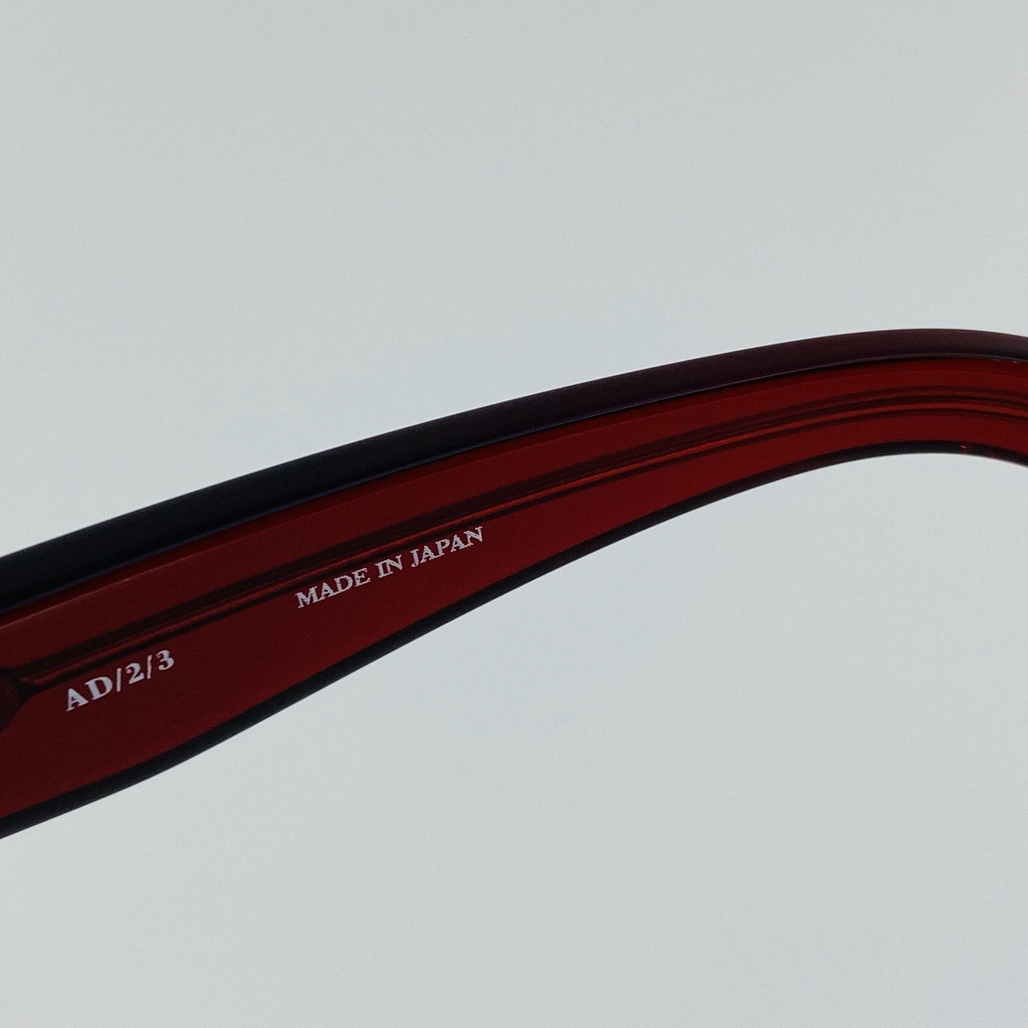 Ann Demeulemeester Sunglasses Flat Top Bordeaux Red and Blue-GR8 Sunglasses