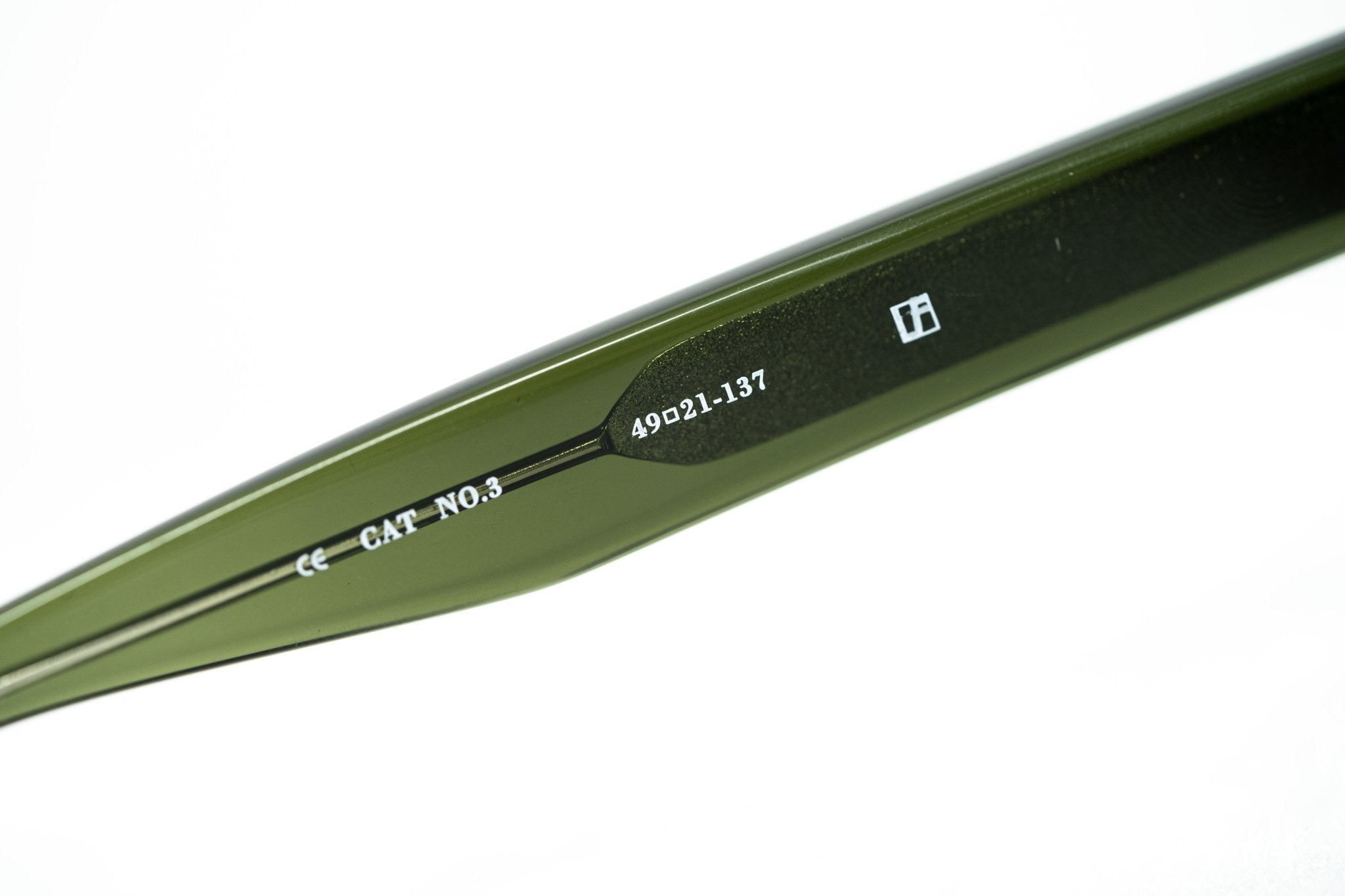 Ann Demeulemeester Sunglasses Flat Top Green and Green Graduated AD10C7SUN-GR8 Sunglasses